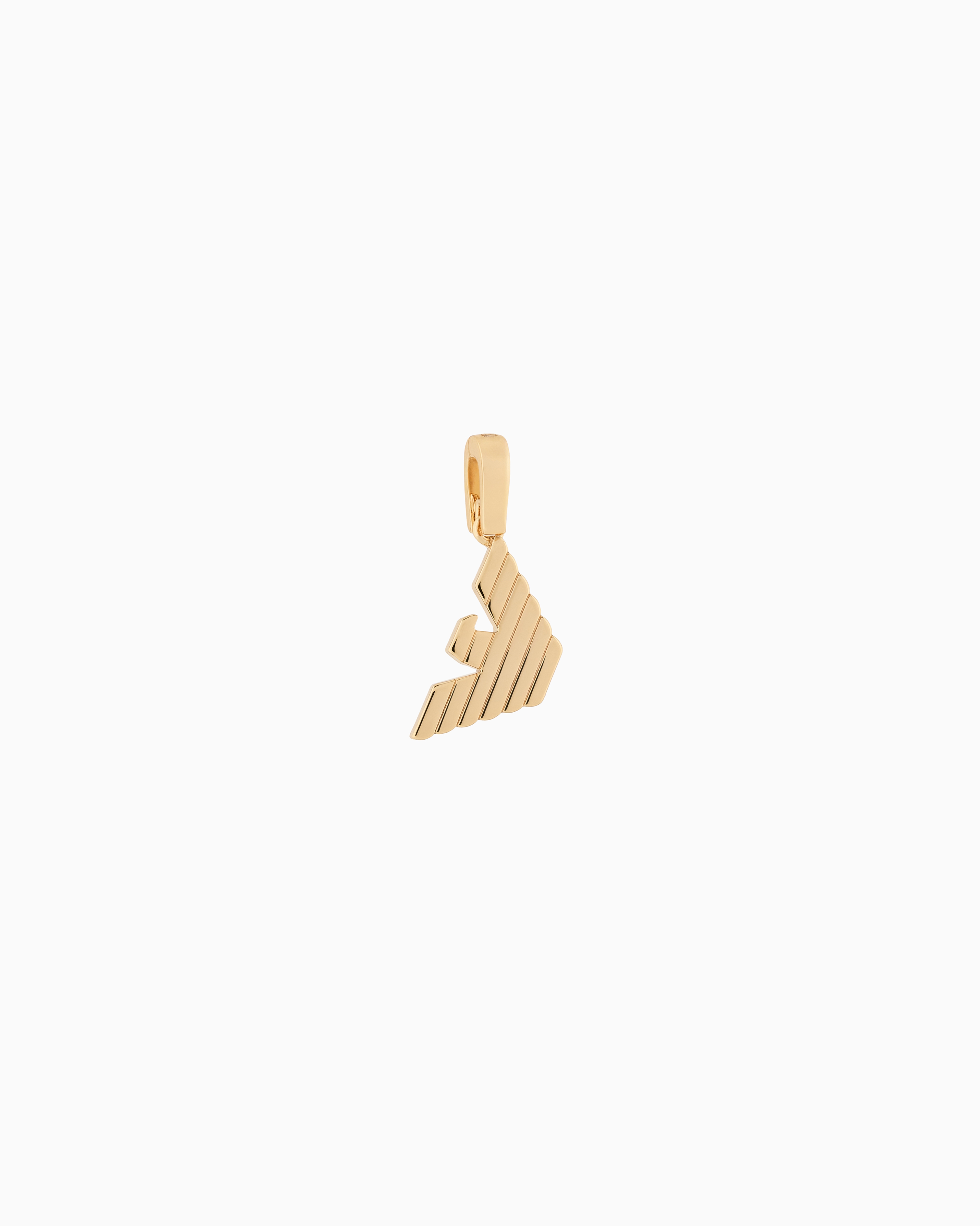 Emporio Armani Gold-tone Brass Charm In Multicoloured