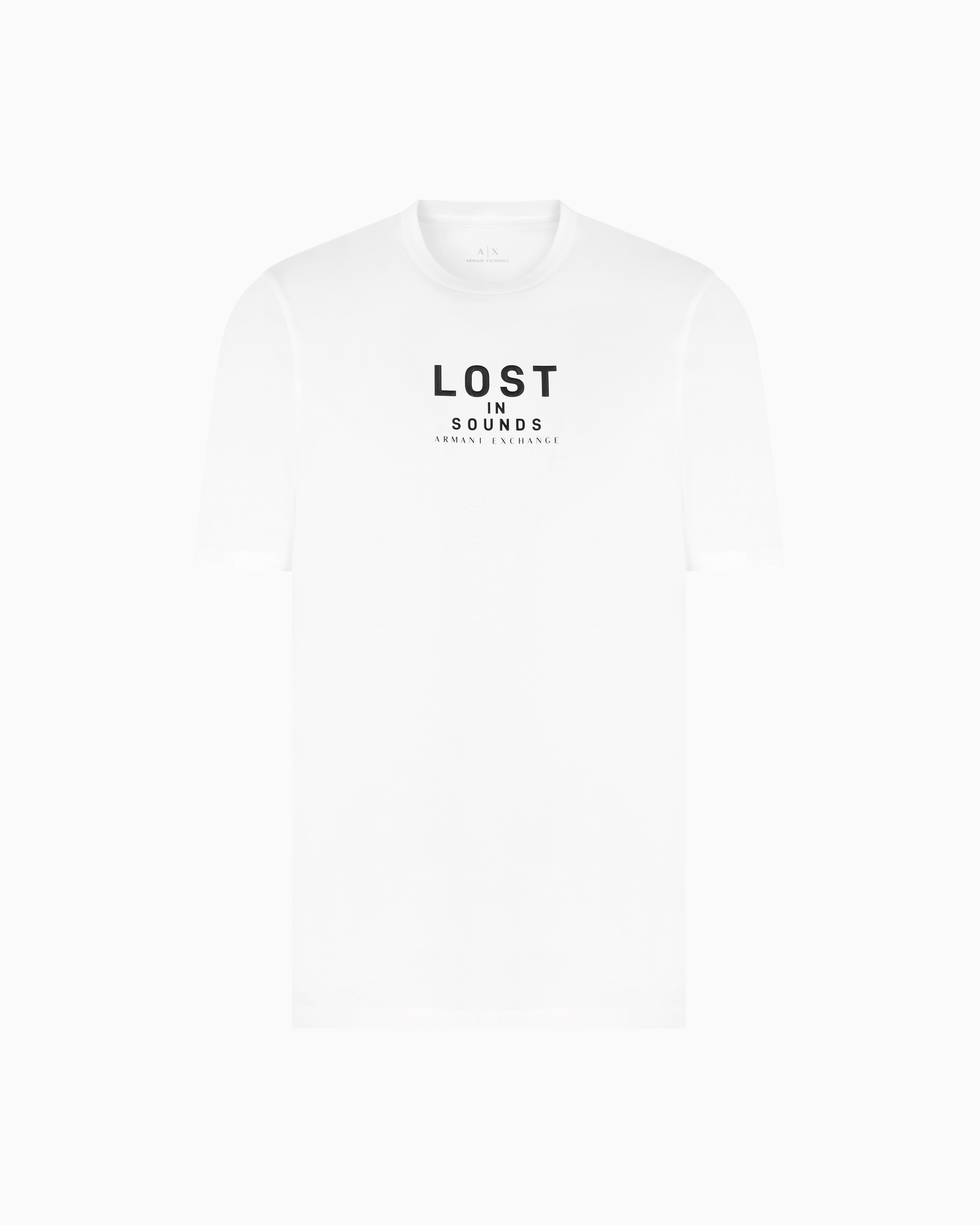 Armani Exchange Slim Fit T-shirts In White