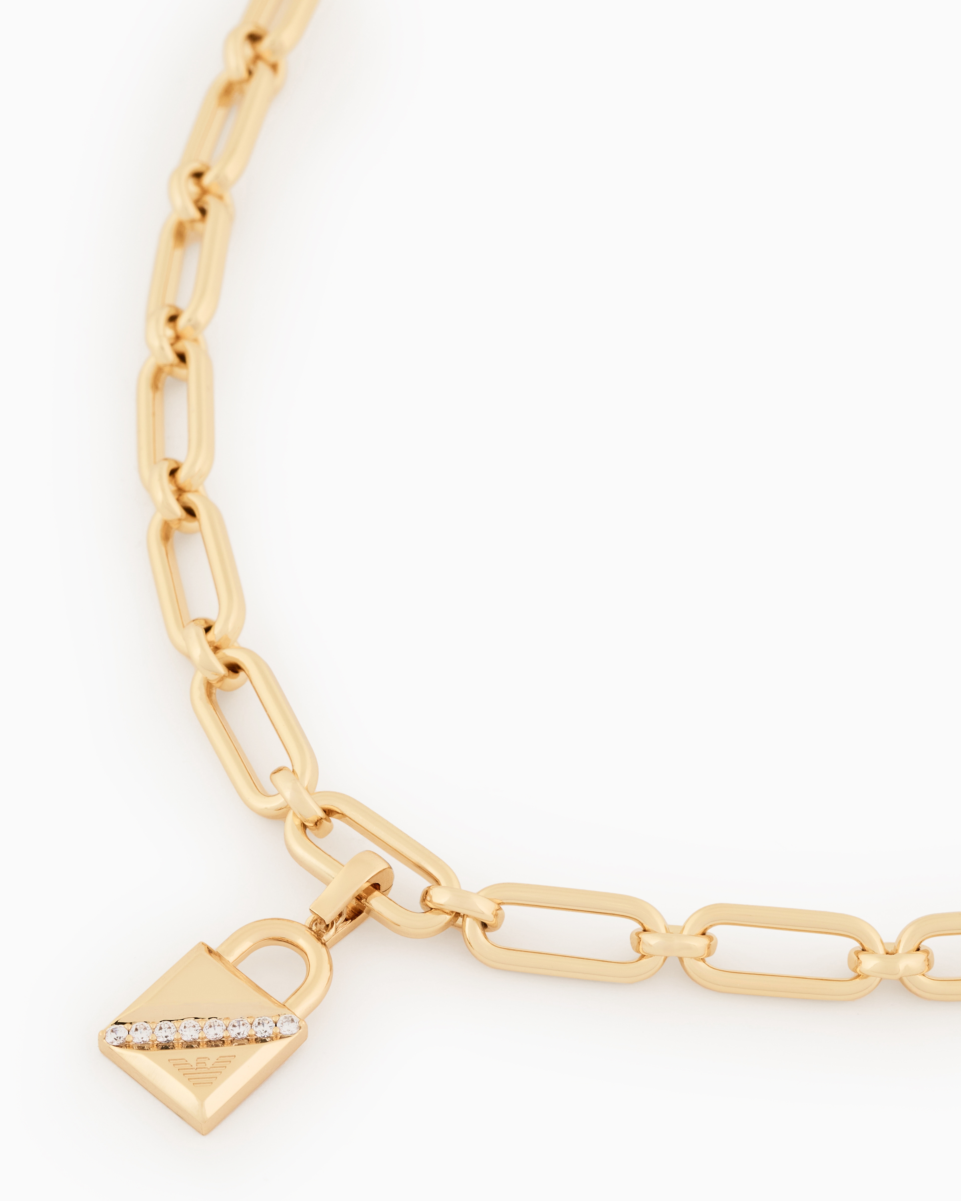 Emporio Armani Gold-tone Charm In Multicoloured