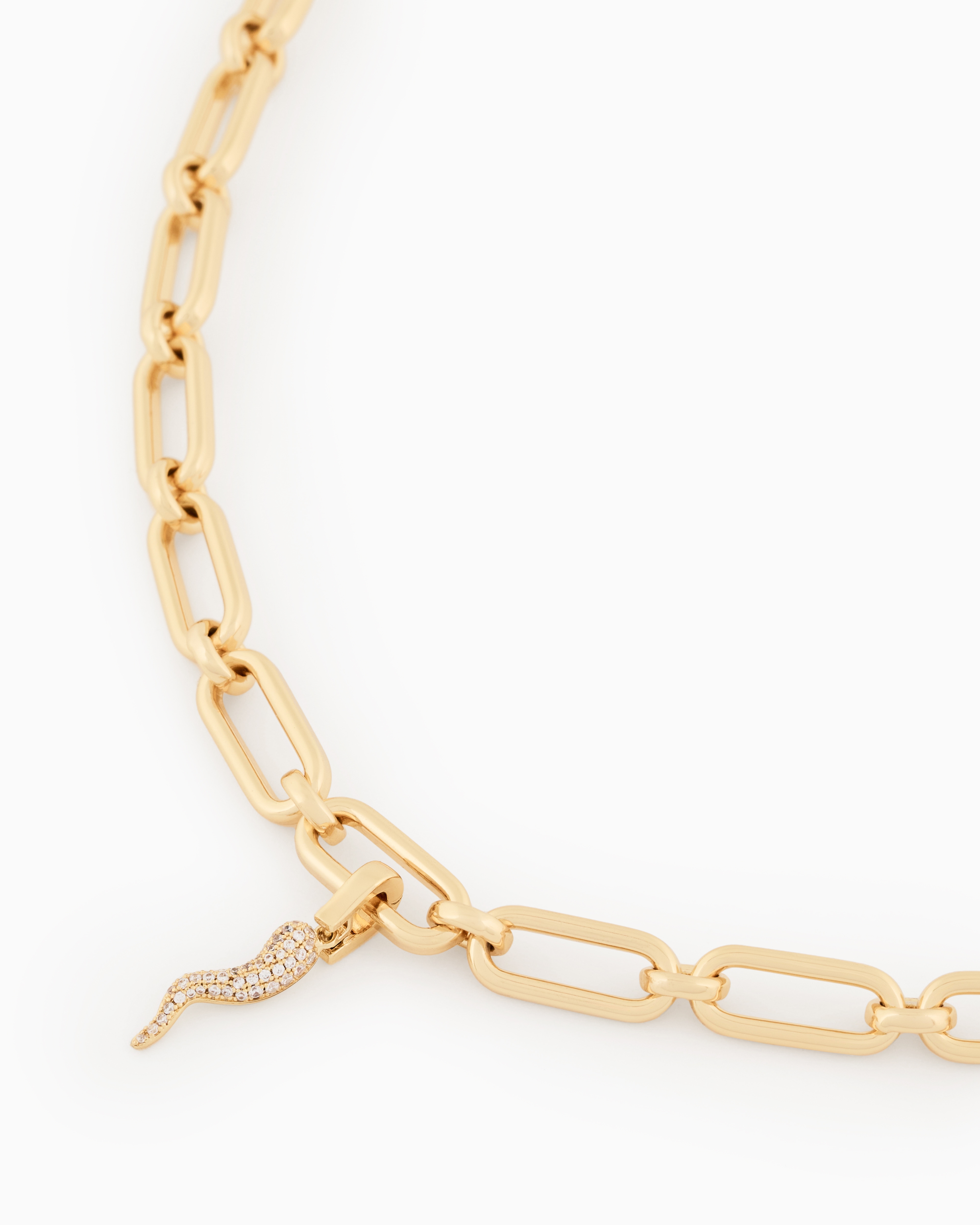 Emporio Armani Gold-tone Charm In Multicoloured