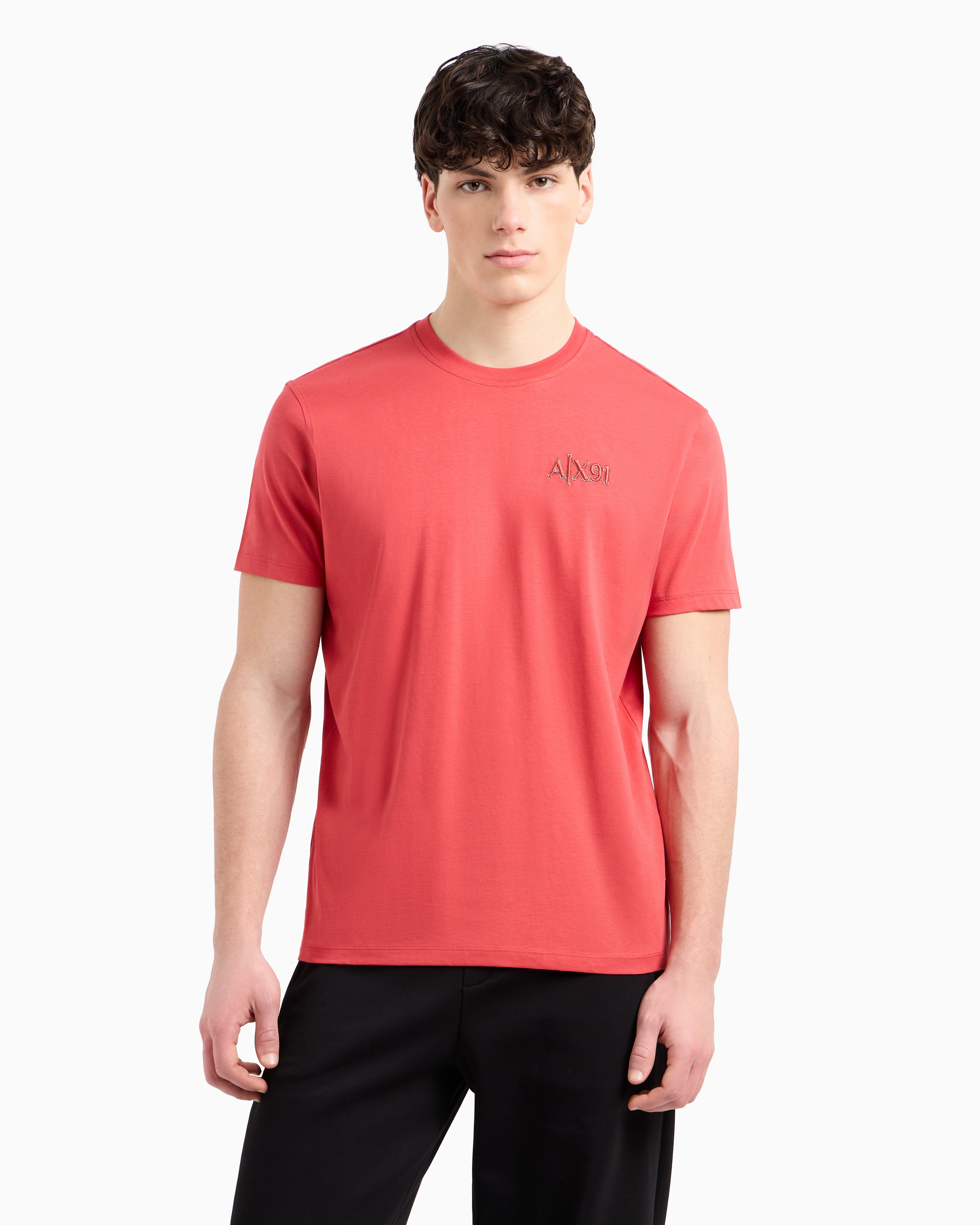 Armani Exchange - ASV Regular Fit T-Shirt, Man, Red, Size: