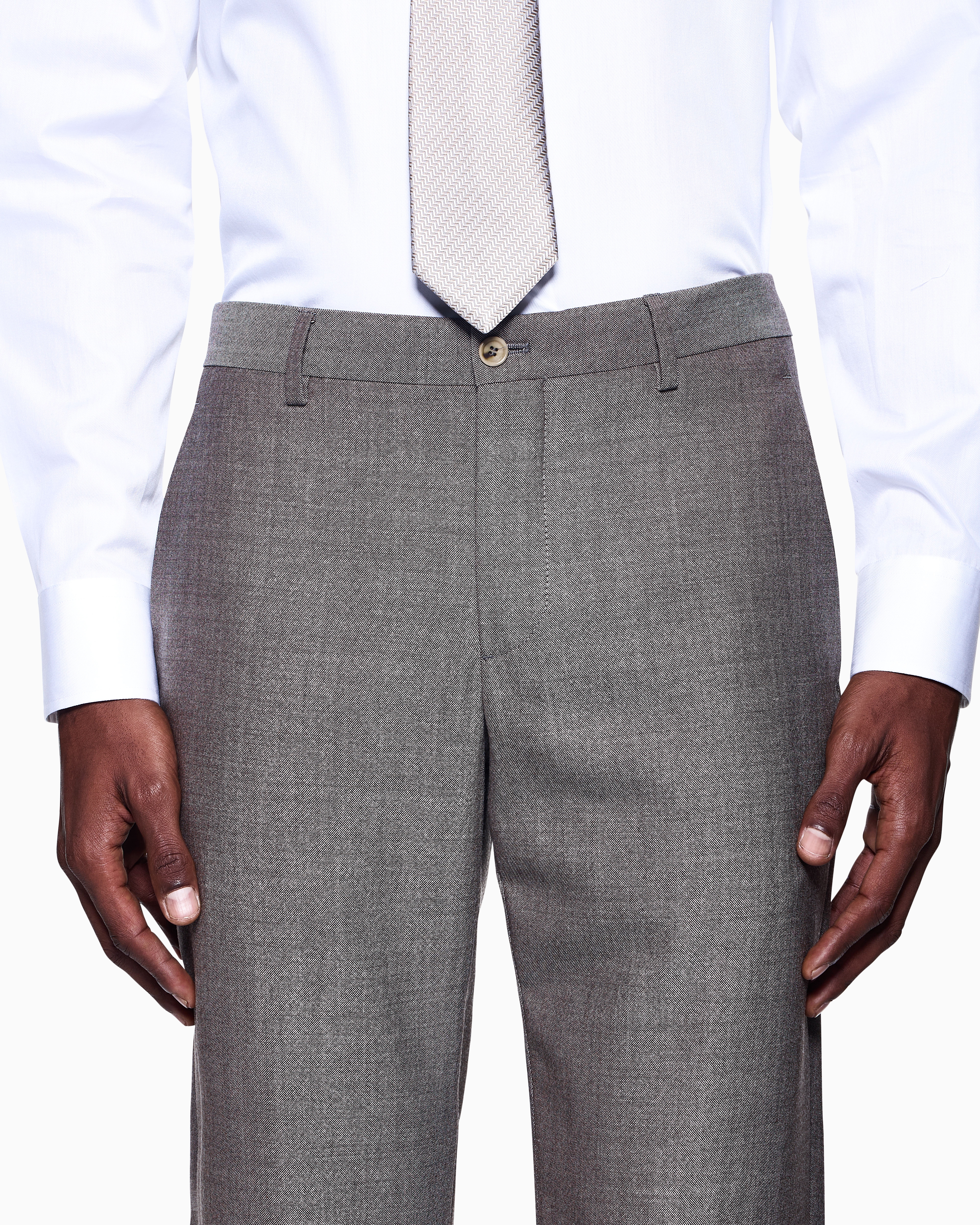 Giorgio Armani Single-breasted Soho Line Suit In Two-tone Armure Wool
