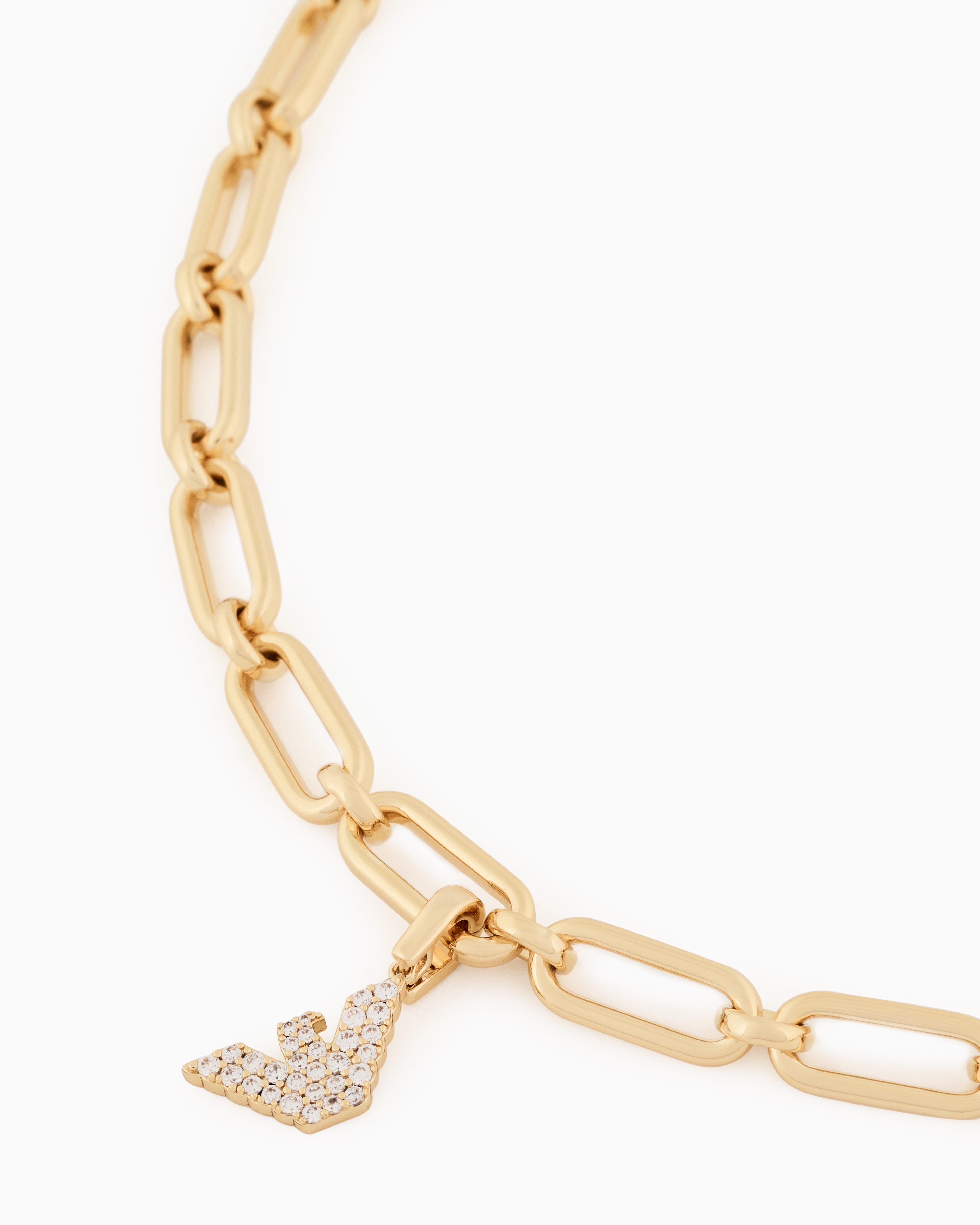 Emporio Armani Gold-tone Charm In Multicoloured