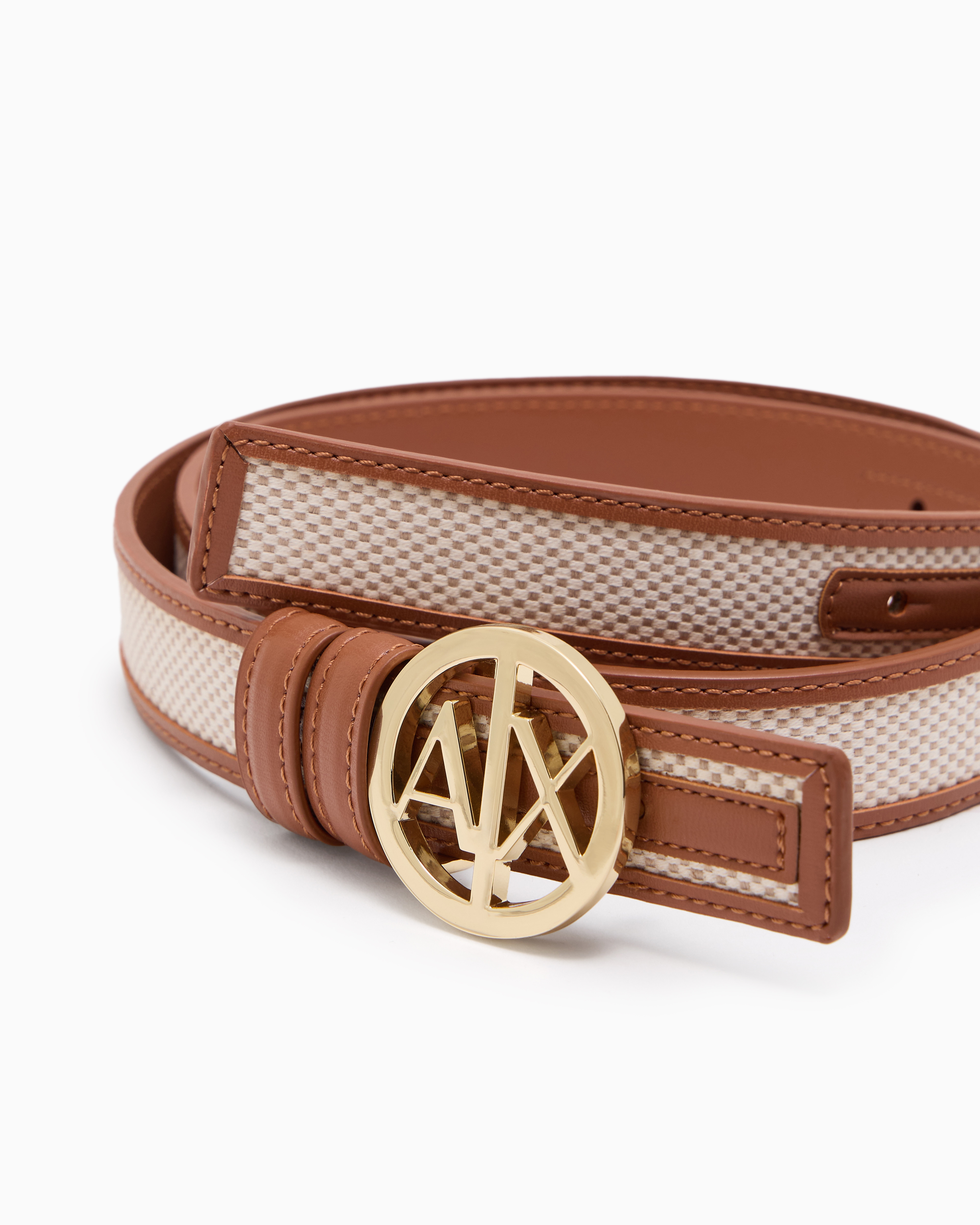 Armani Exchange Belts In Brown