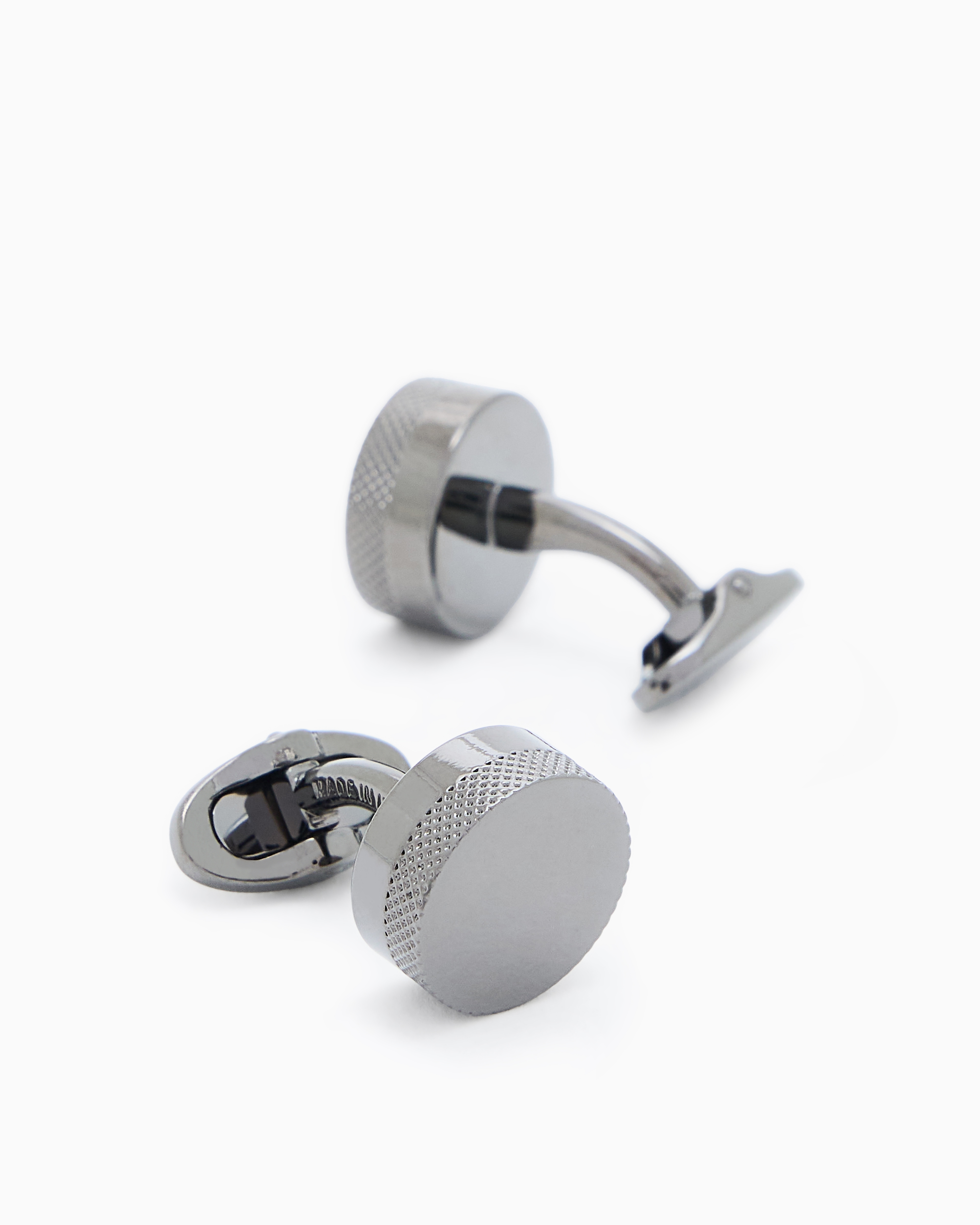 アクセサリーその他 GIORGIO ARMANI SILVER CUFFLINKS Sterling silver round cufflinks | Giorgio Armani