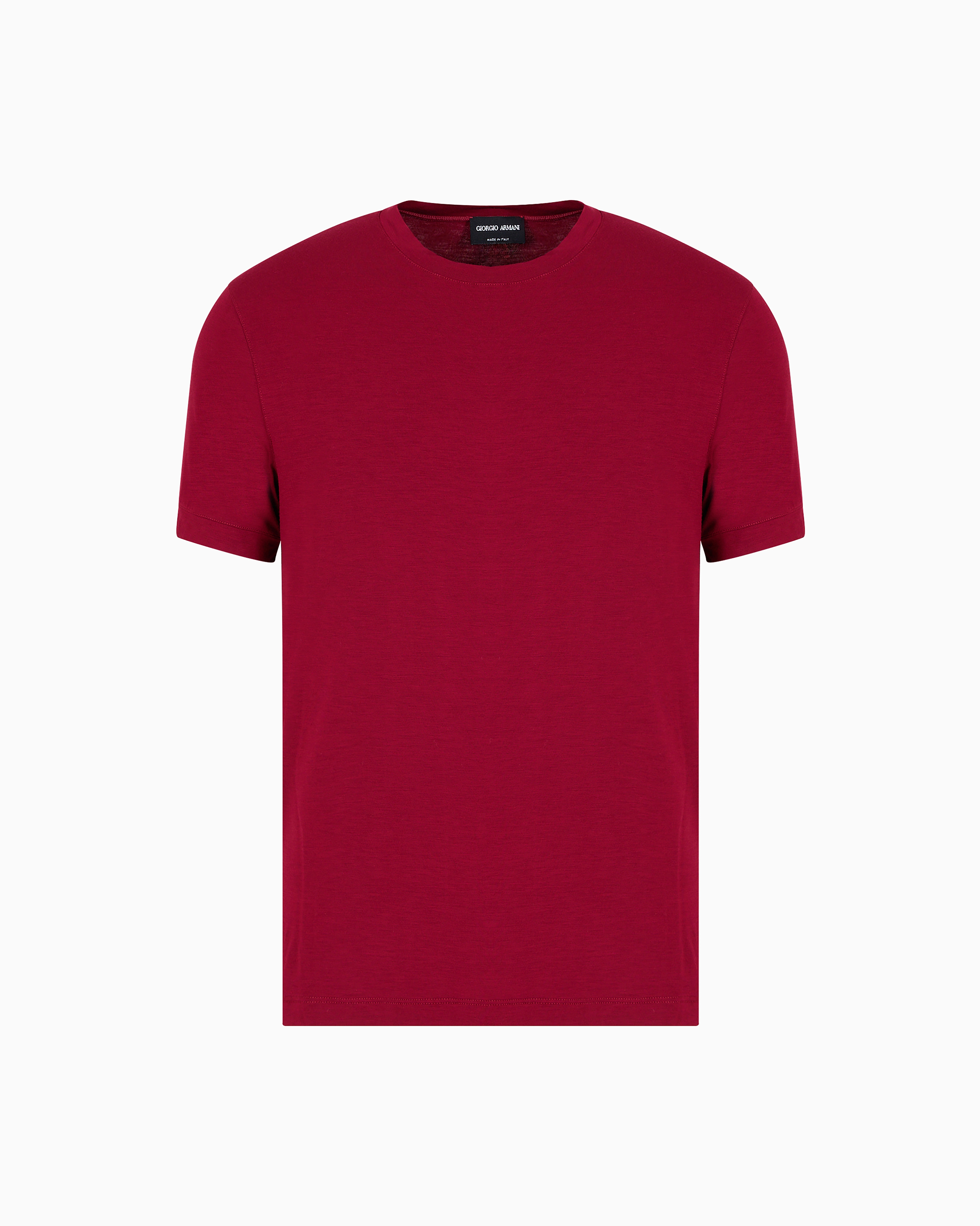 Tシャツ・カットソー GIORGIO ARMANI CAPPUCCINO STRETCH VISCOSE BLEND T-SHIRT Giorgio Armani Cappuccino Stretch Viscose Blend T-shirt - T
