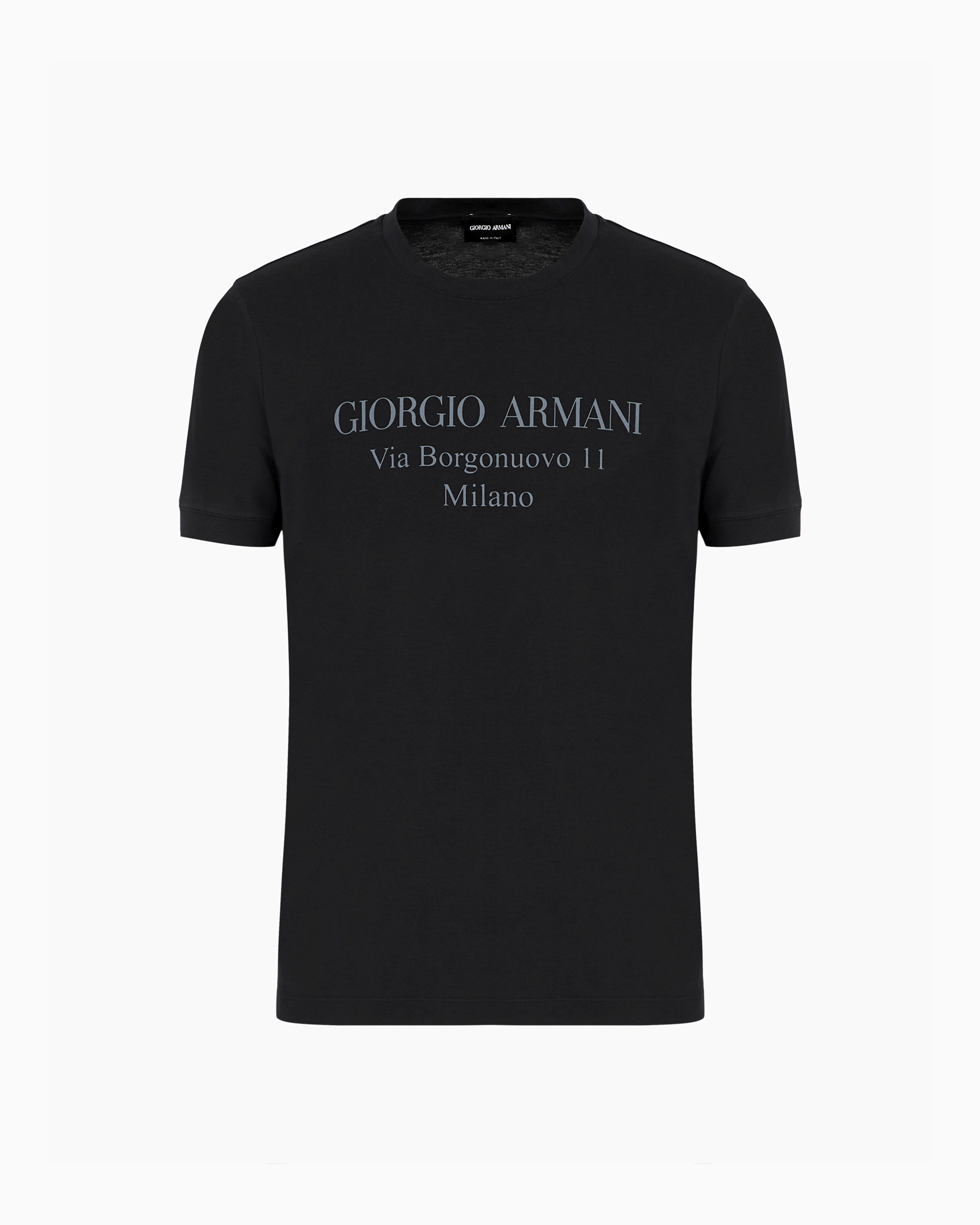 Giorgio Armani ビスコース ジャカード Tシャツ Tシャツ ビスコース／シルク シアサッカー プリント | Giorgio