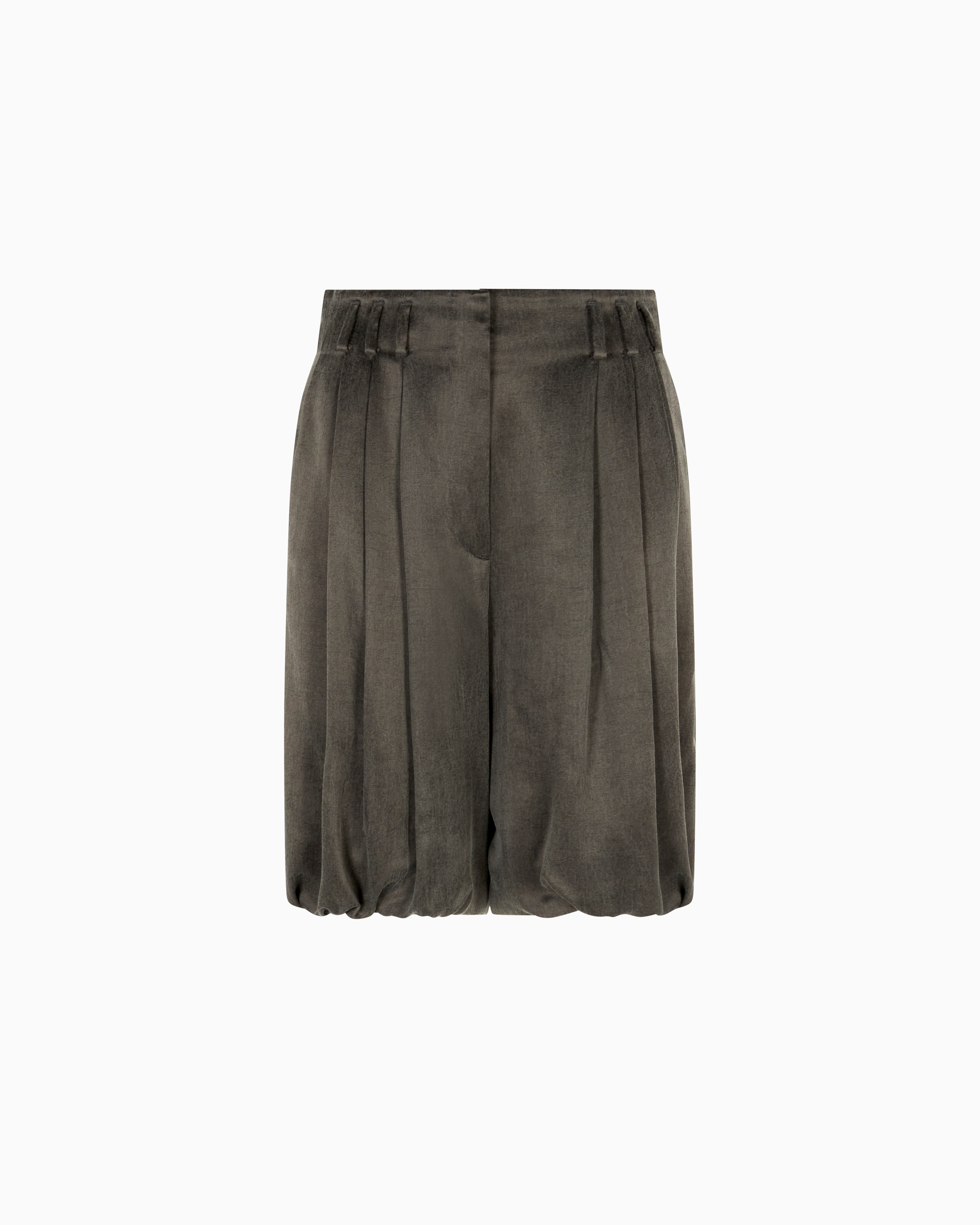 Giorgio Armani Viscose And Cupro Bermuda Shorts
