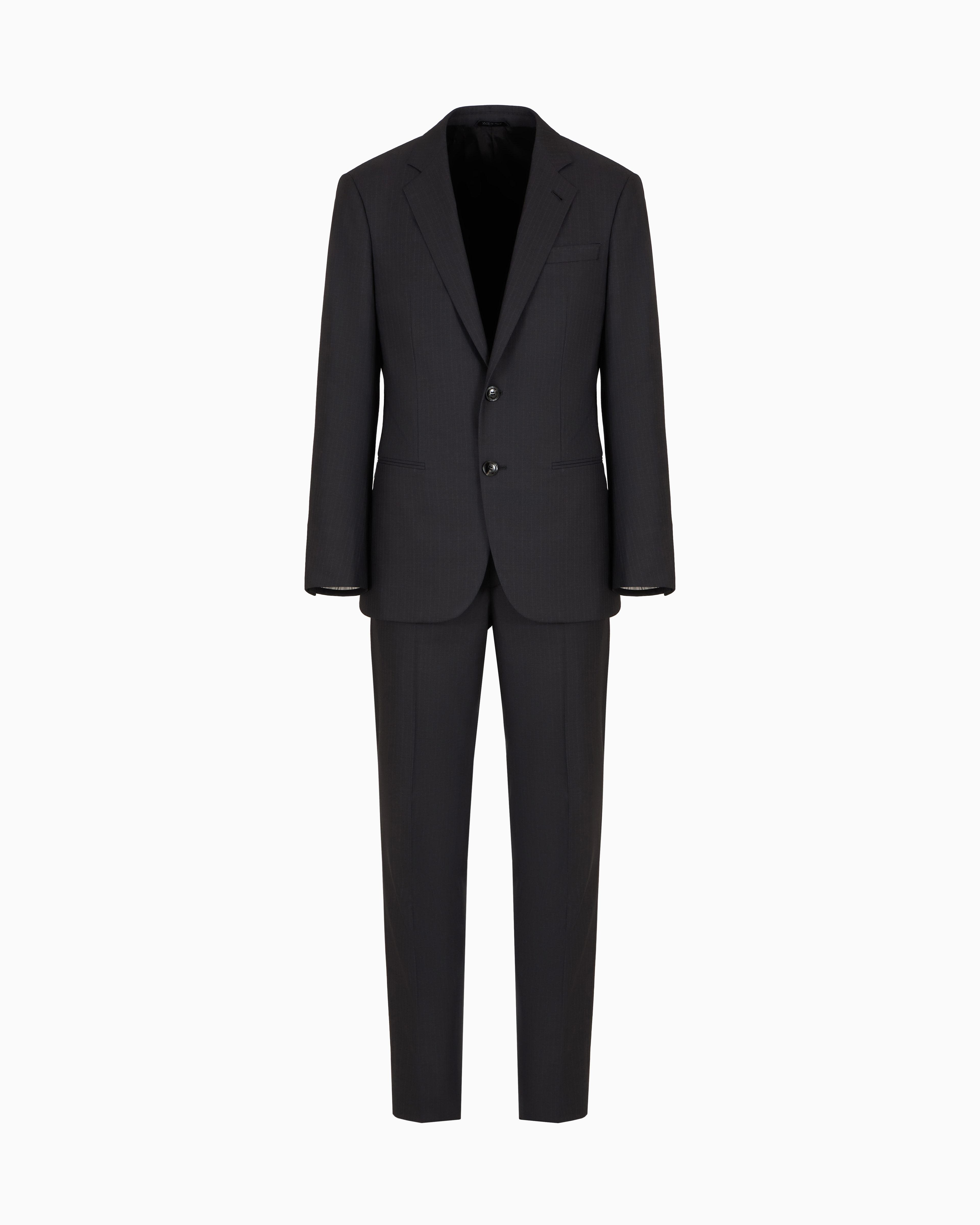 Giorgio Armani Manhattan Line Pinstriped Virgin-wool Single-breasted Suit