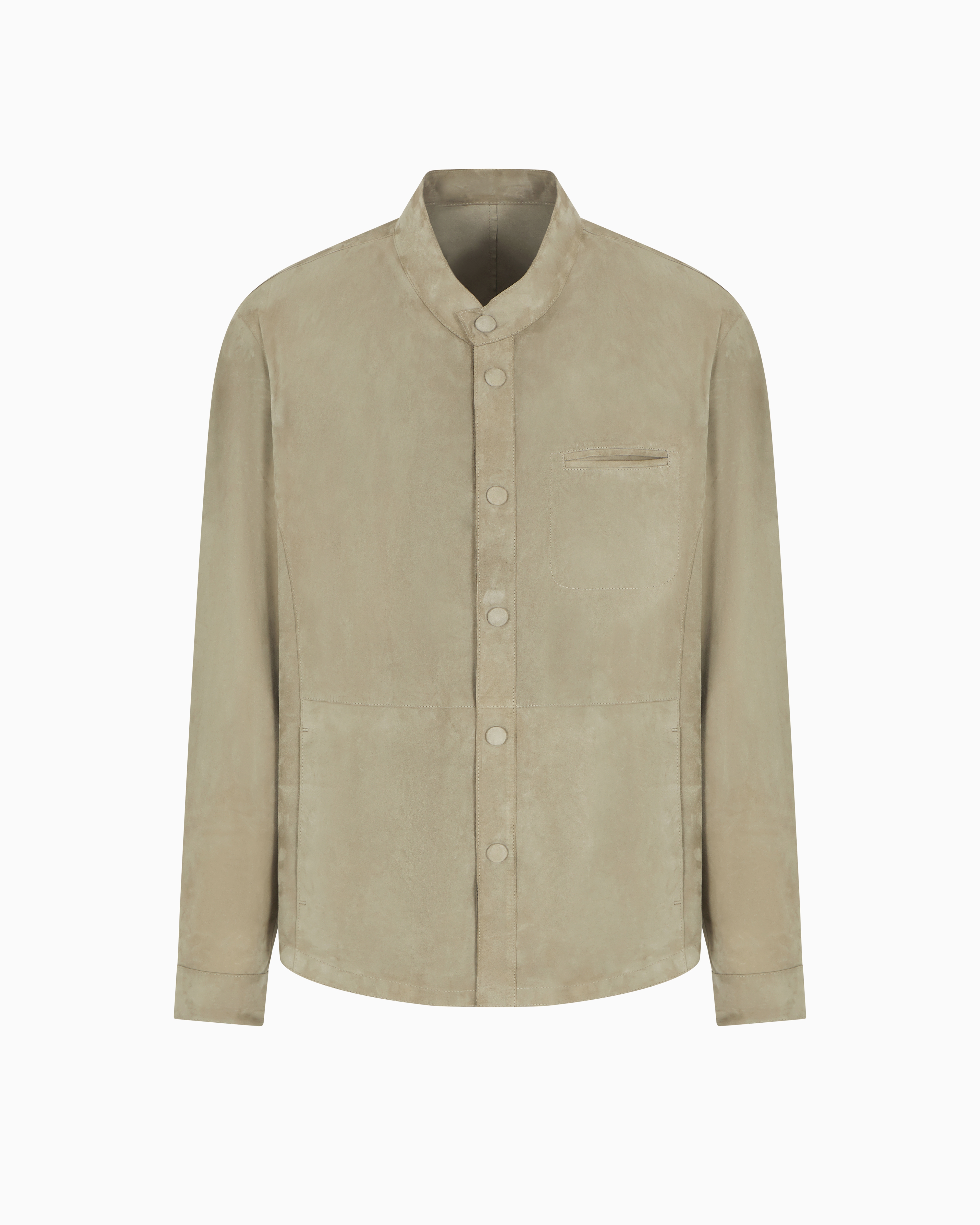 Giorgio Armani Suede-lambskin Shirt Jacket