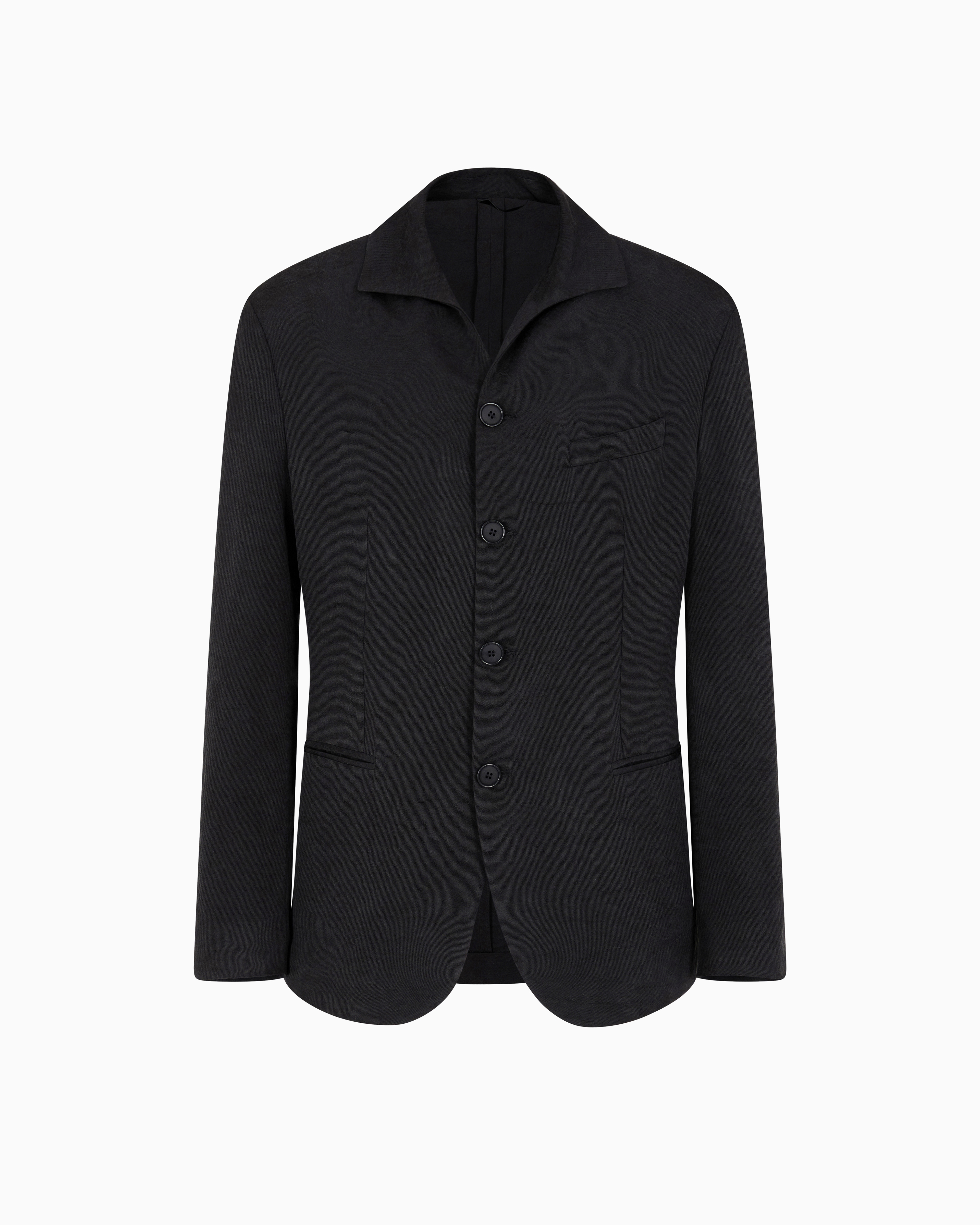 美品　GIORGIO ARMANI　メンズ　ジャケット　カーディガン　52　黒 GIORGIO ARMANI(ジョルジオアルマーニ) カーディガン(メンズ