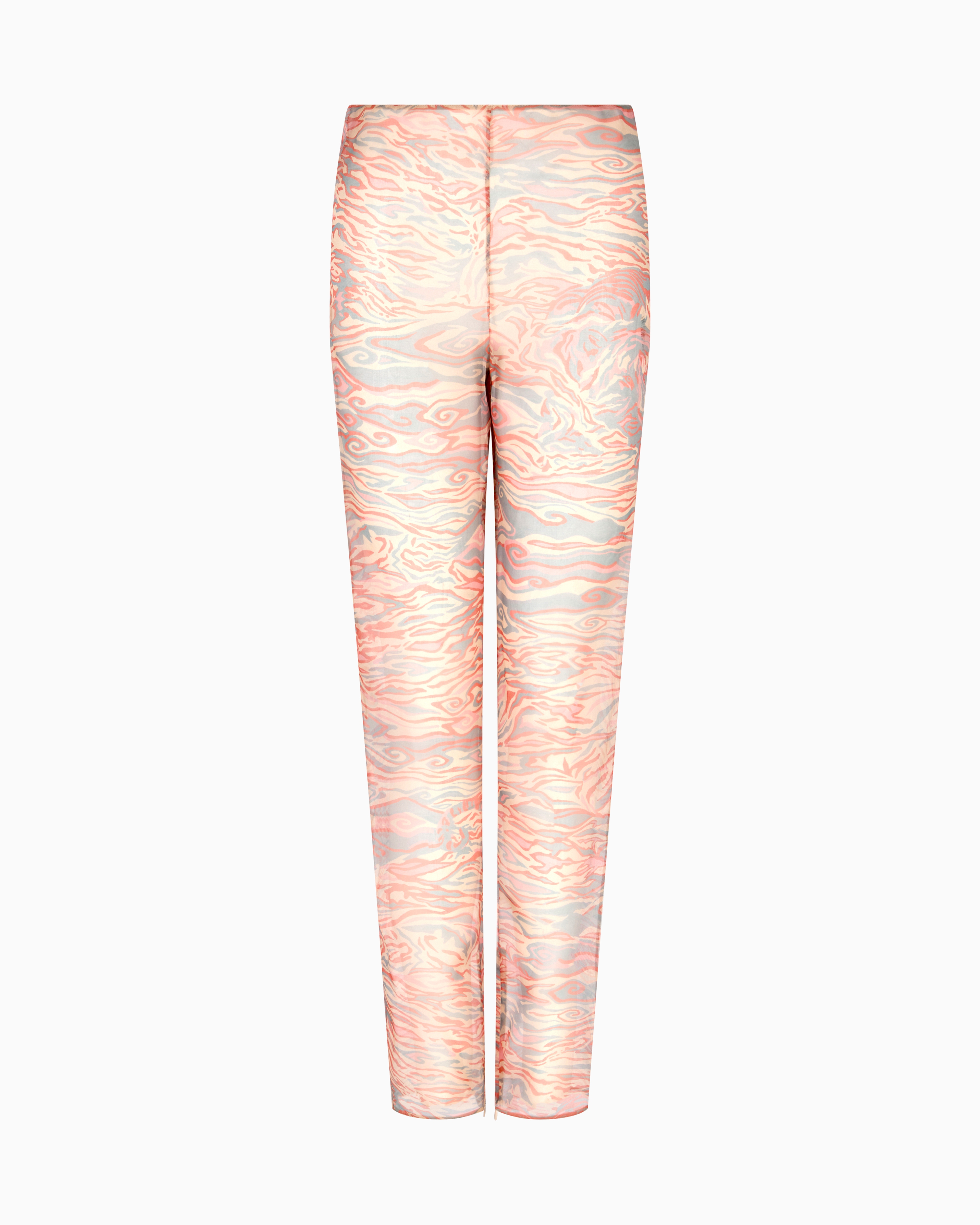 Giorgio Armani Printed Silk Organza Trousers