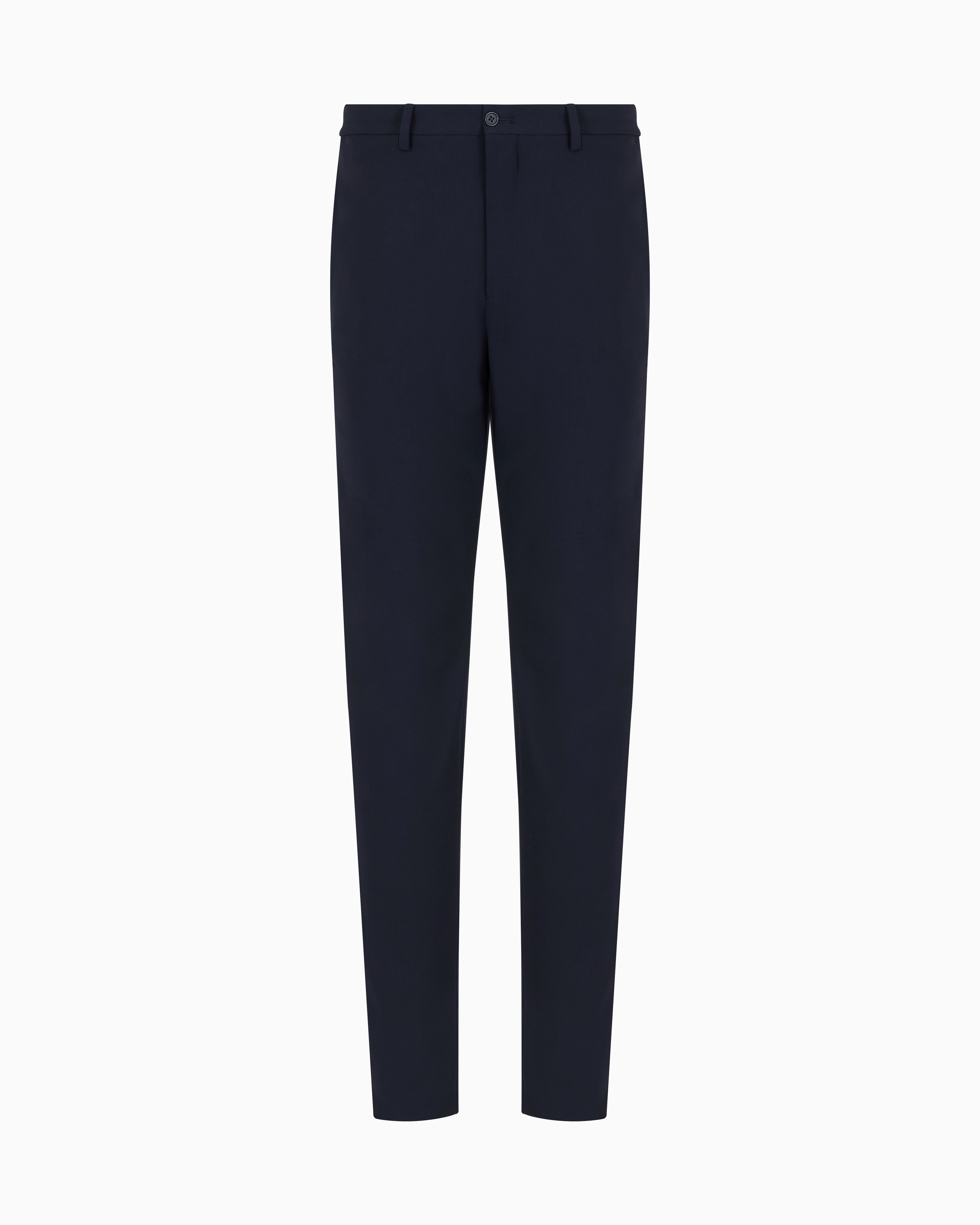 ボトムスその他 GIORGIO ARMANI Women Pants GW000168TE10071UC001 Blue Jumpsuit with pleats and belt | Armani Exchange