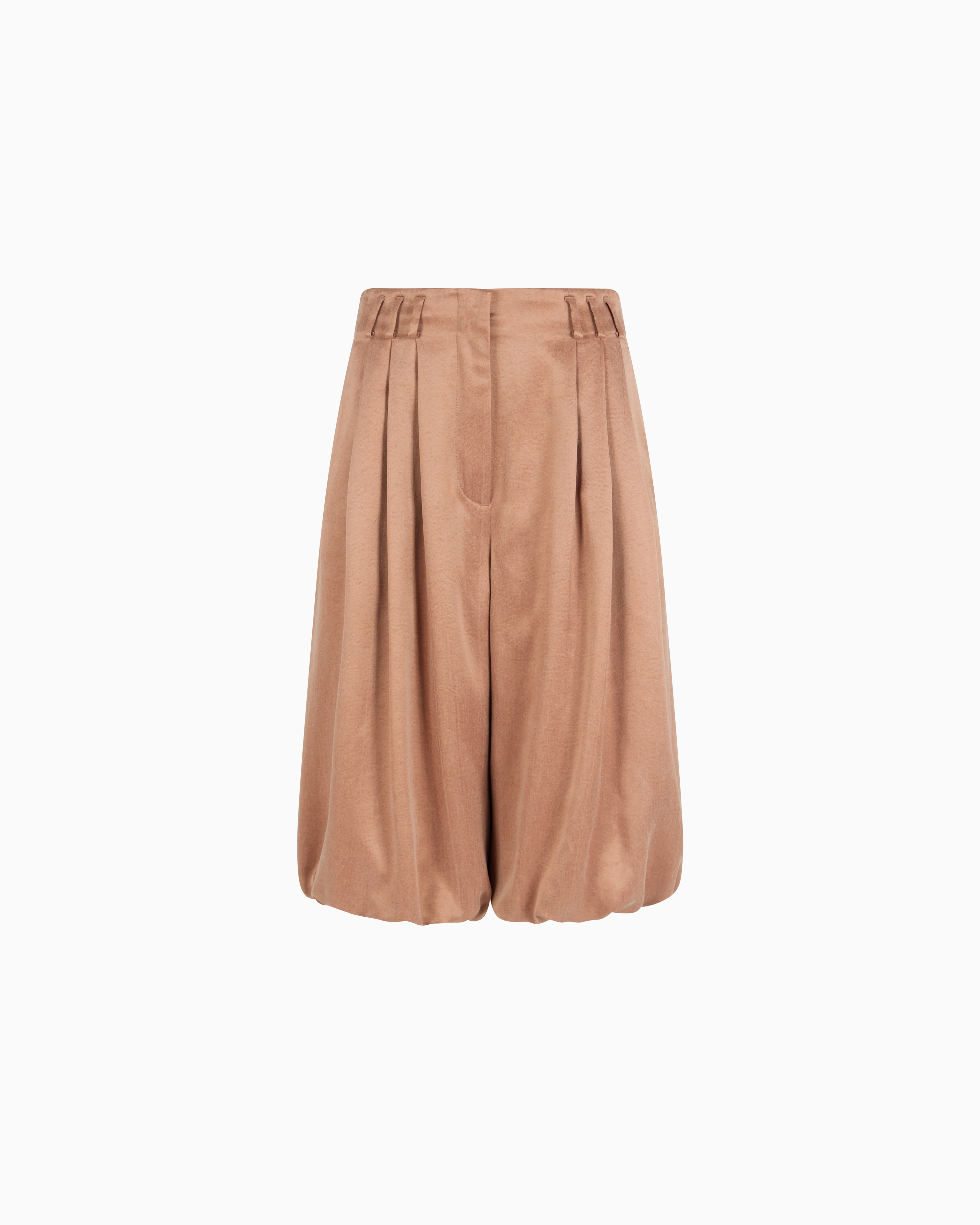 Giorgio Armani Viscose And Cupro Bermuda Shorts