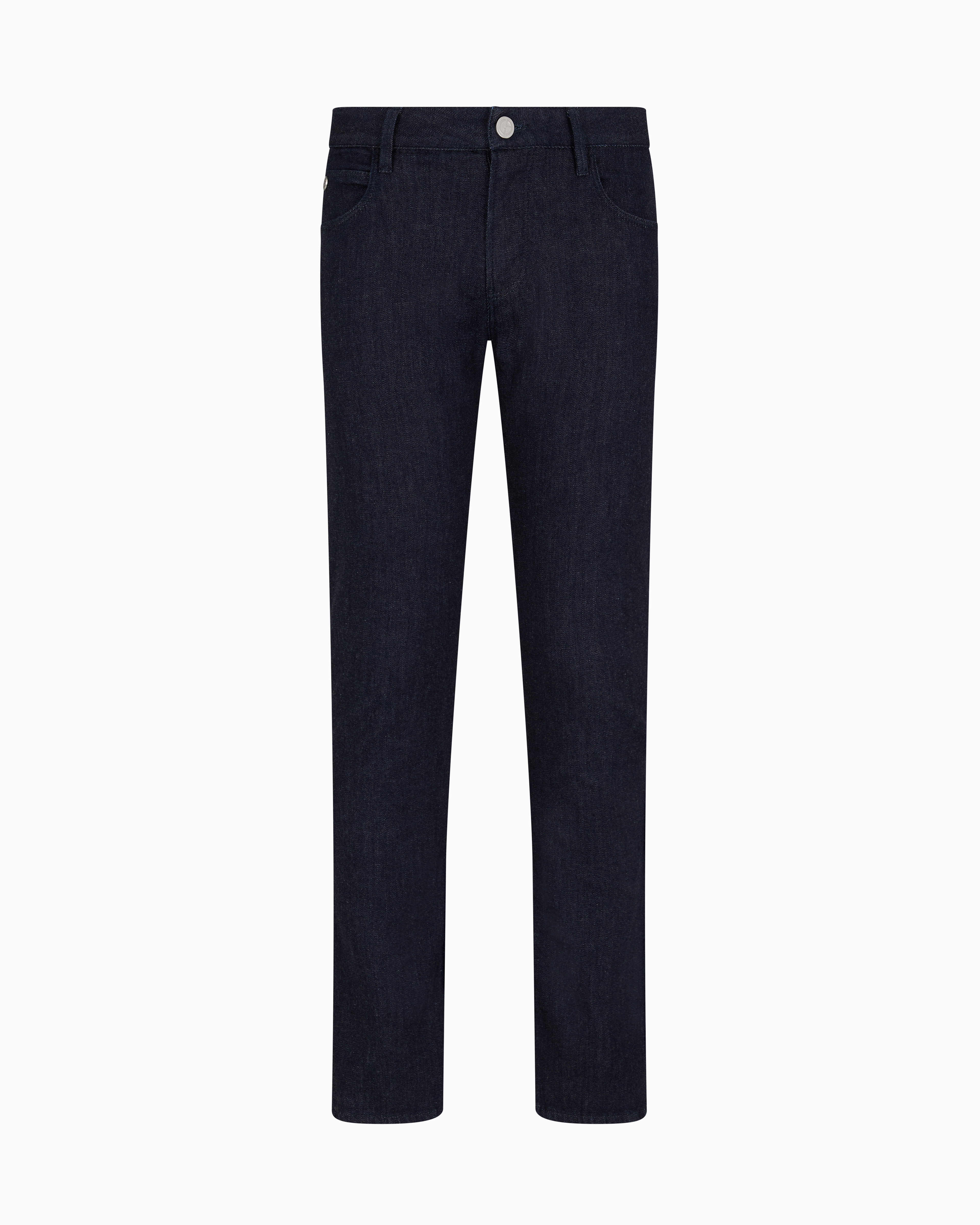 Five-pocket, slim-fit, stretch cotton-denim trousers
