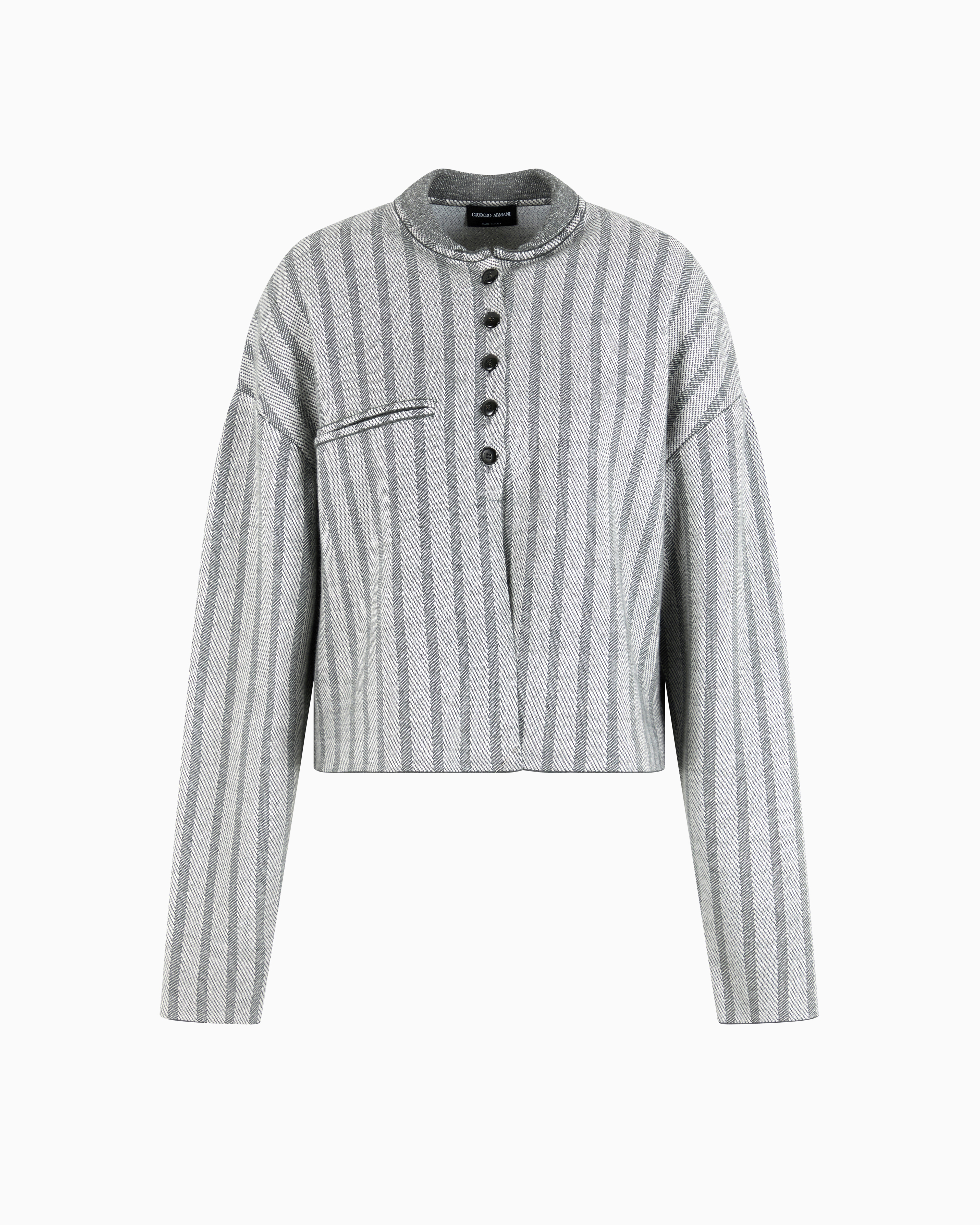 Giorgio Armani Jacquard Knit Short Jacket