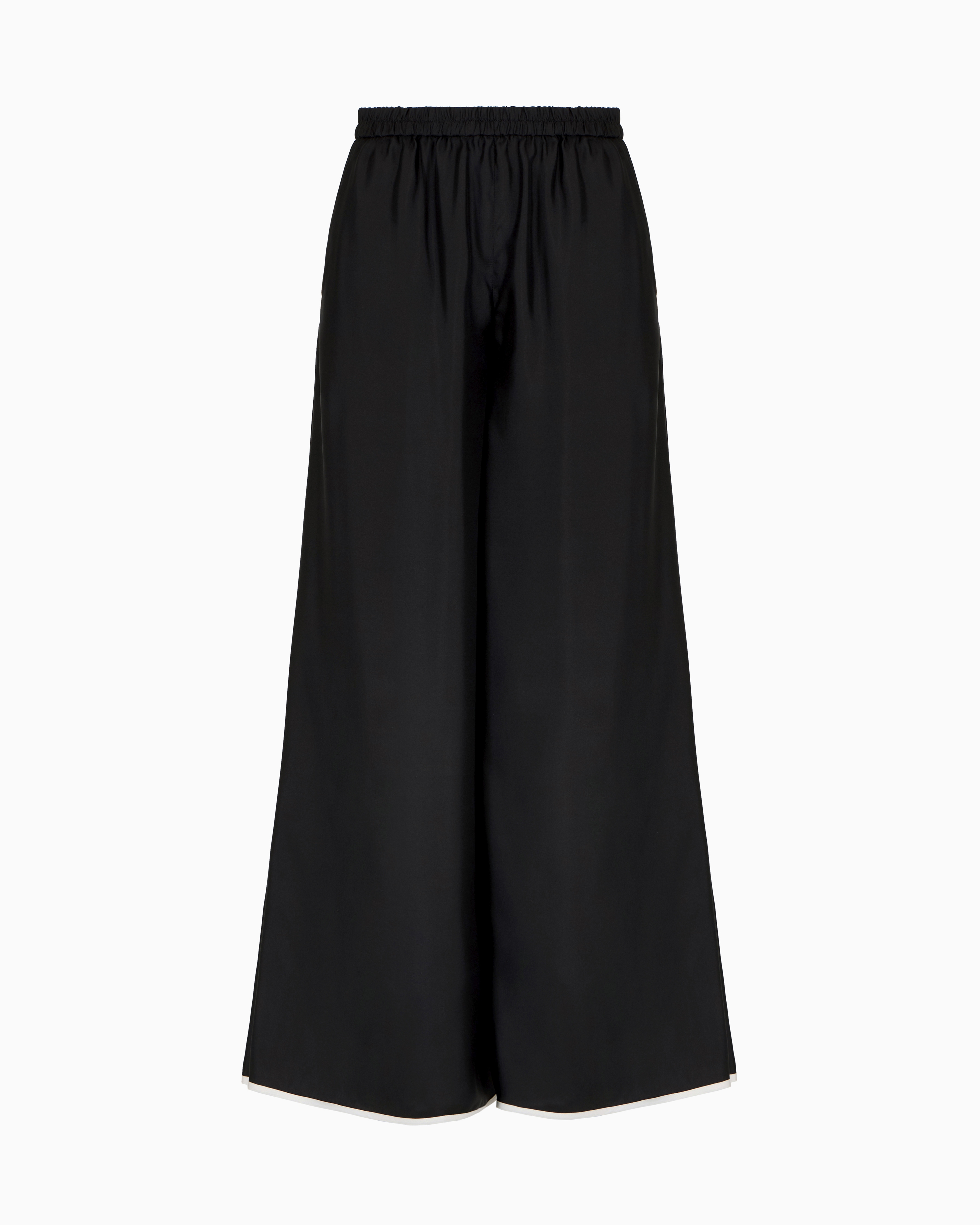 Giorgio Armani Wide-leg Silk Trousers