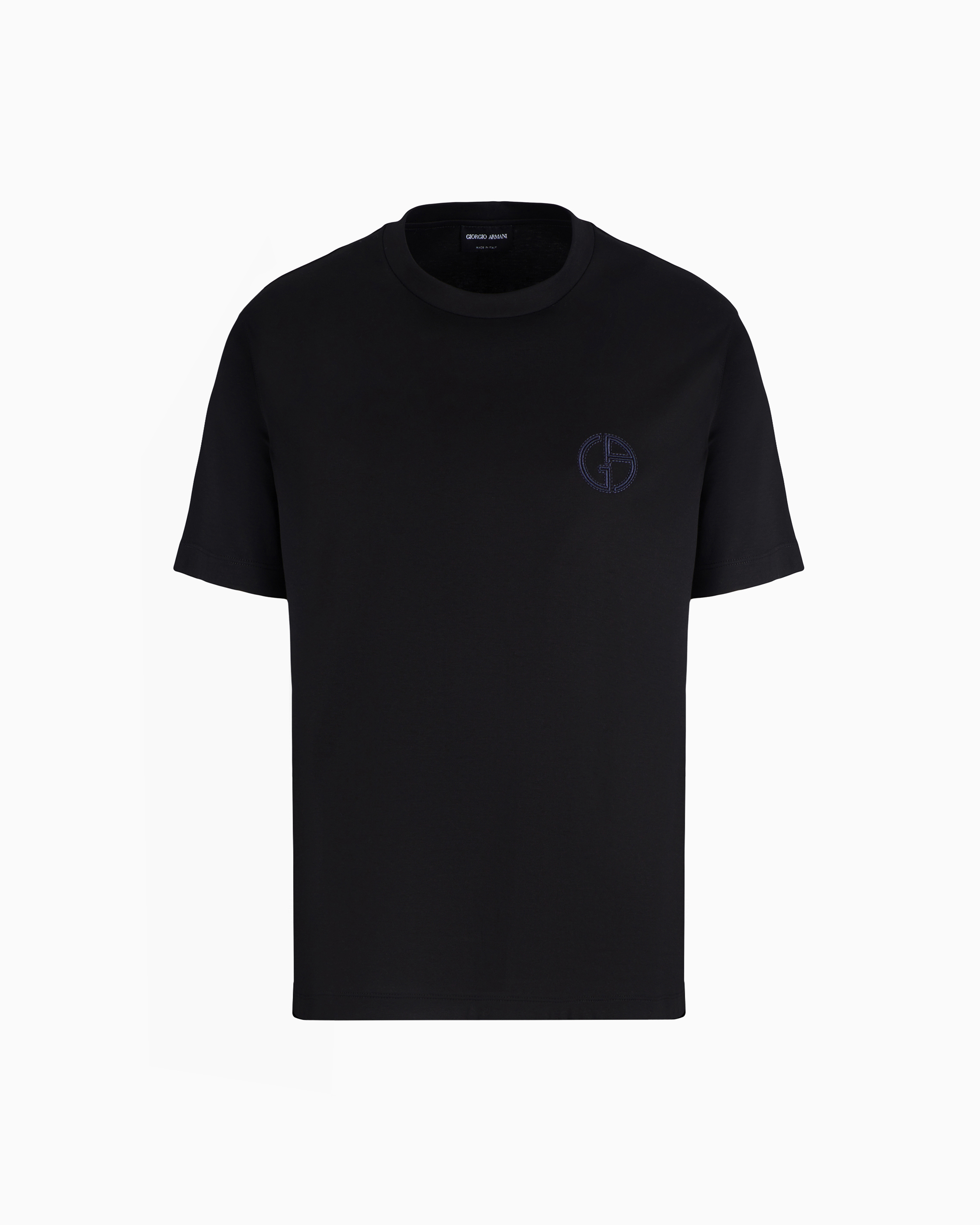 GIORGIO ARMANI◆Tシャツ/S/コットン/BLK 三越伊勢丹 | GIORGIO ARMANI/ジョルジオ アルマーニ_Men通販