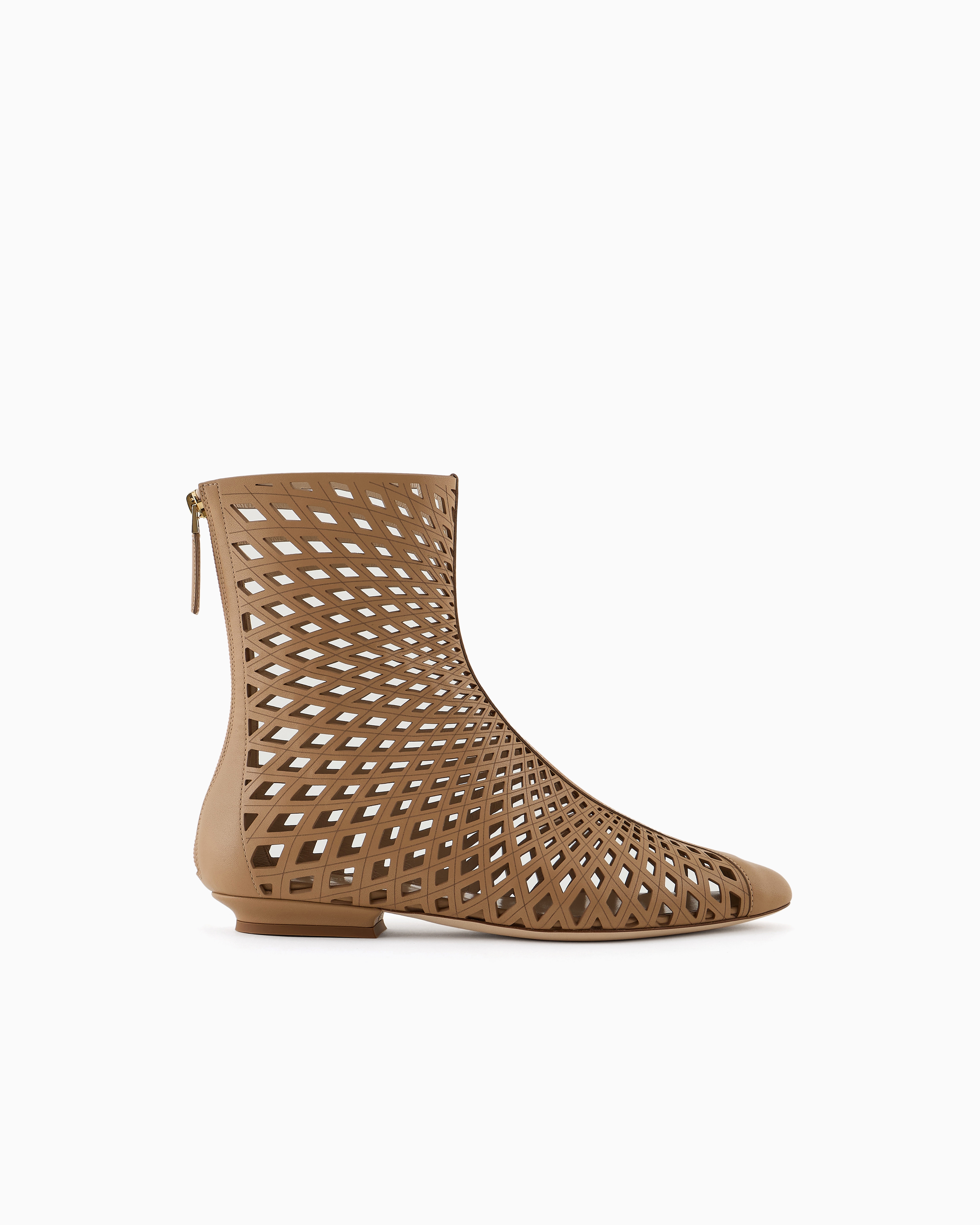 Giorgio Armani Leather Ankle Boots