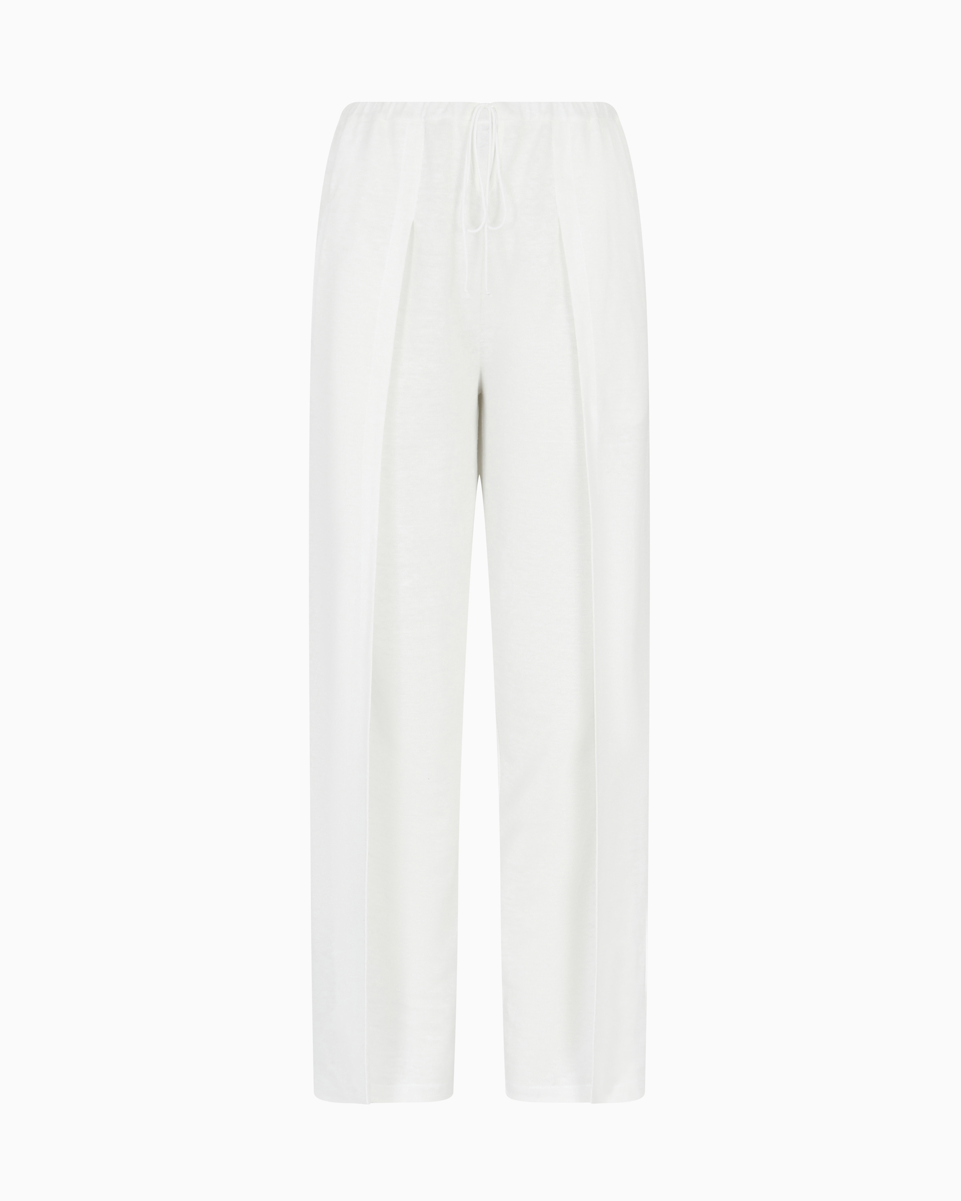 Giorgio Armani Hemp Jersey Relaxed-fit Trousers