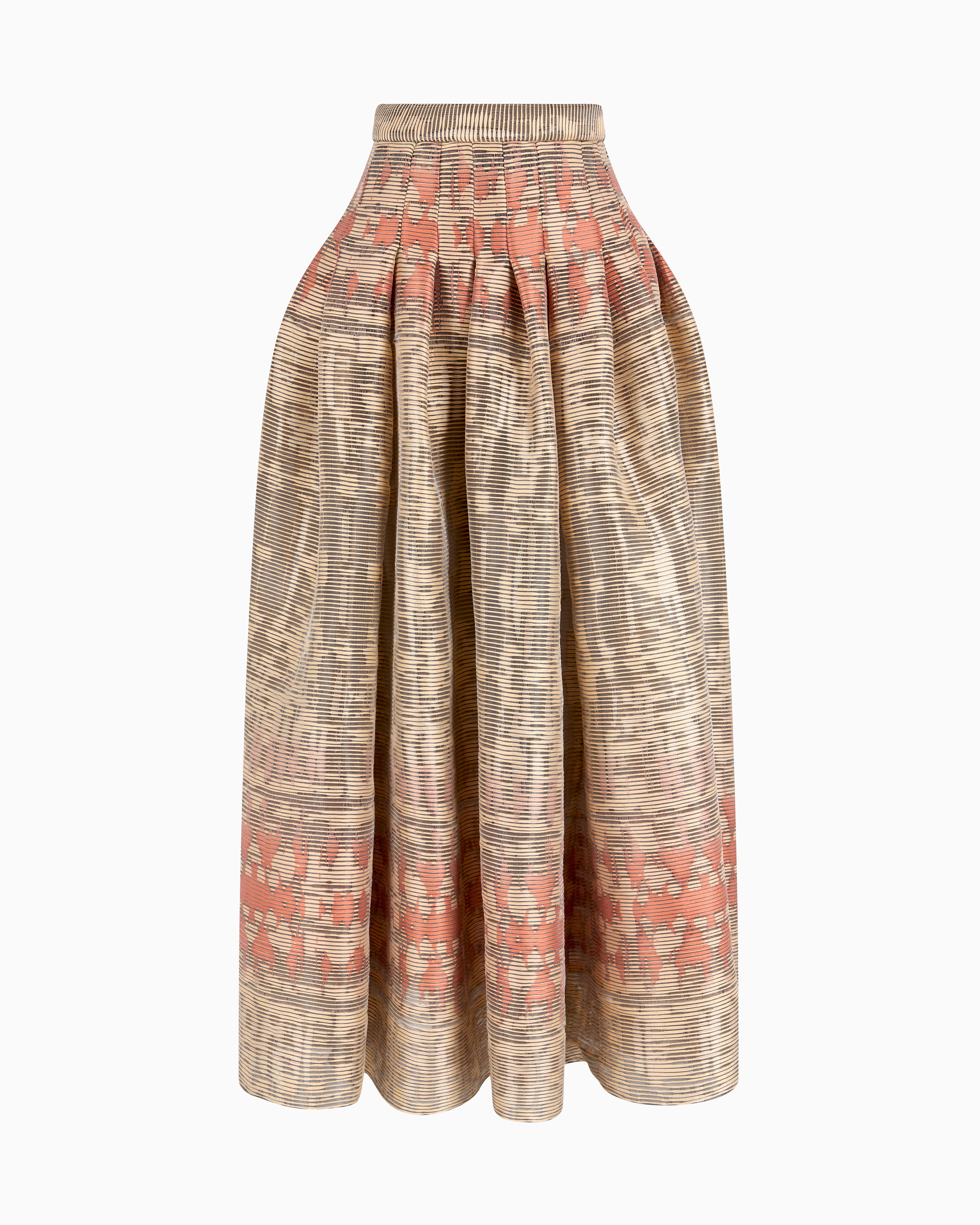 Giorgio Armani Abstract-pattern Maxi Skirt