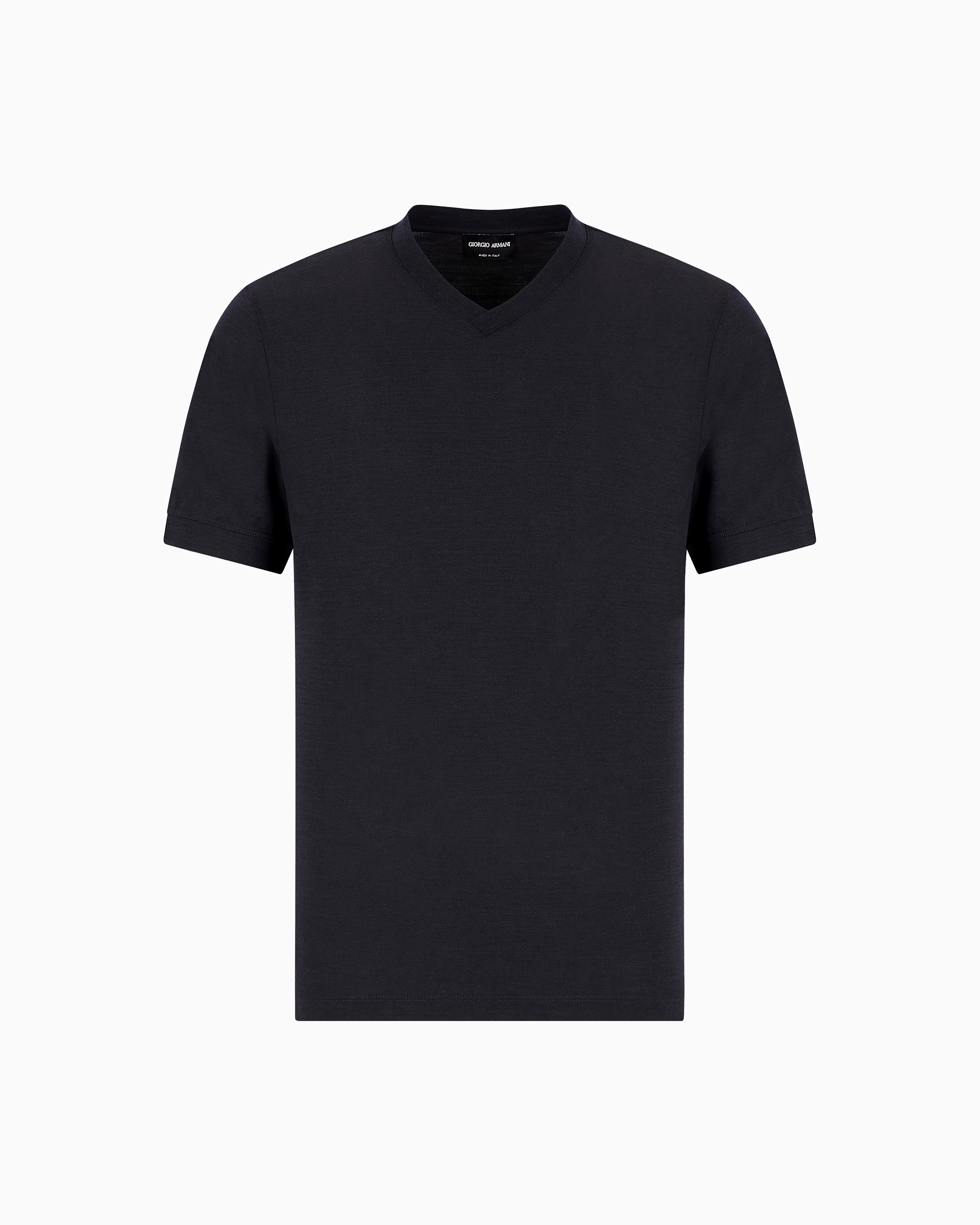 【関税&送料込】Giorgio Armani Biscuit Stretch Viscose Blend Giorgio Armani Stretch Viscose Polo Shirt | Harrods US