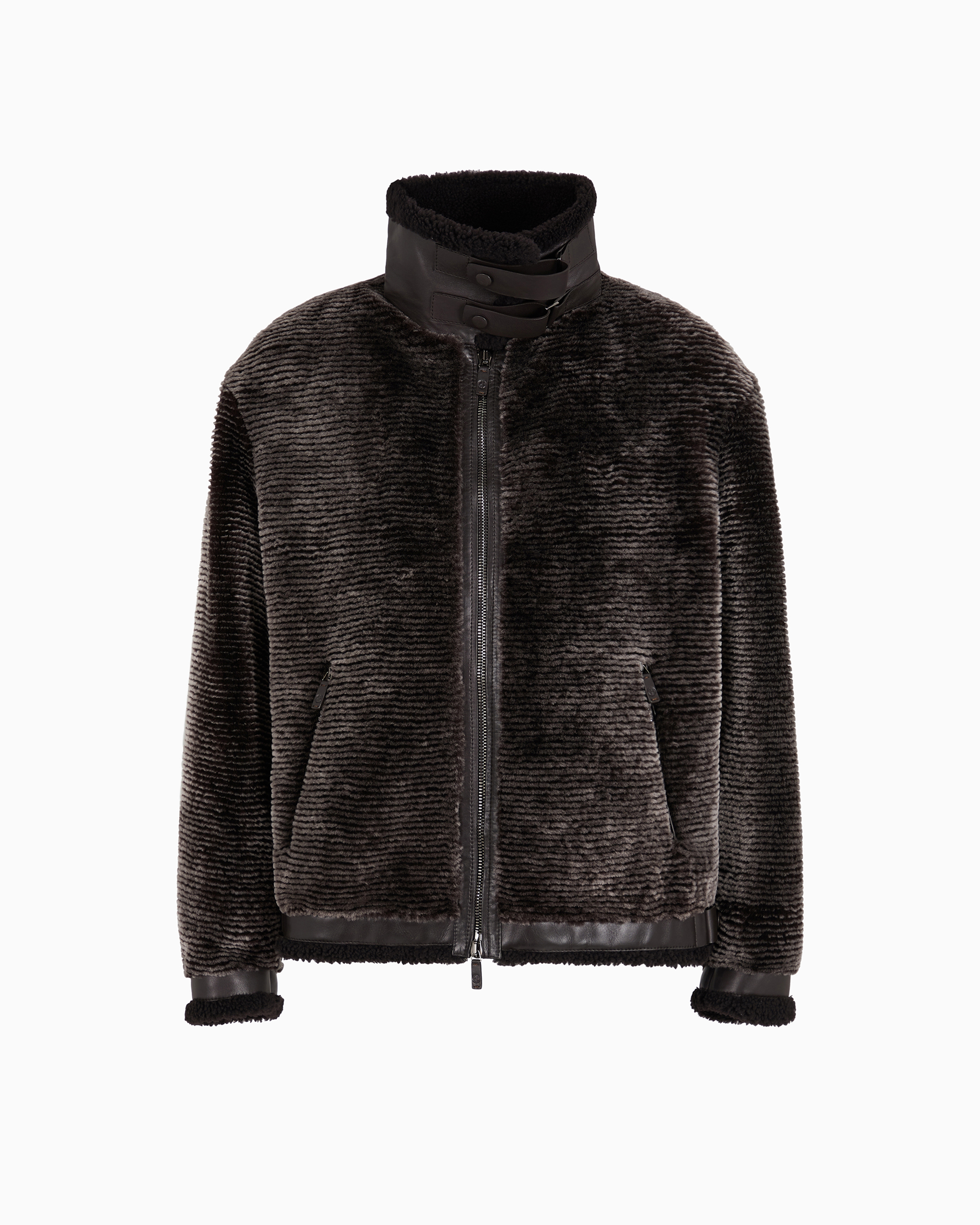 Giorgio Armani ブラウン スエードレザージャケット Giorgio Armani ブラウン スエードレザージャケット