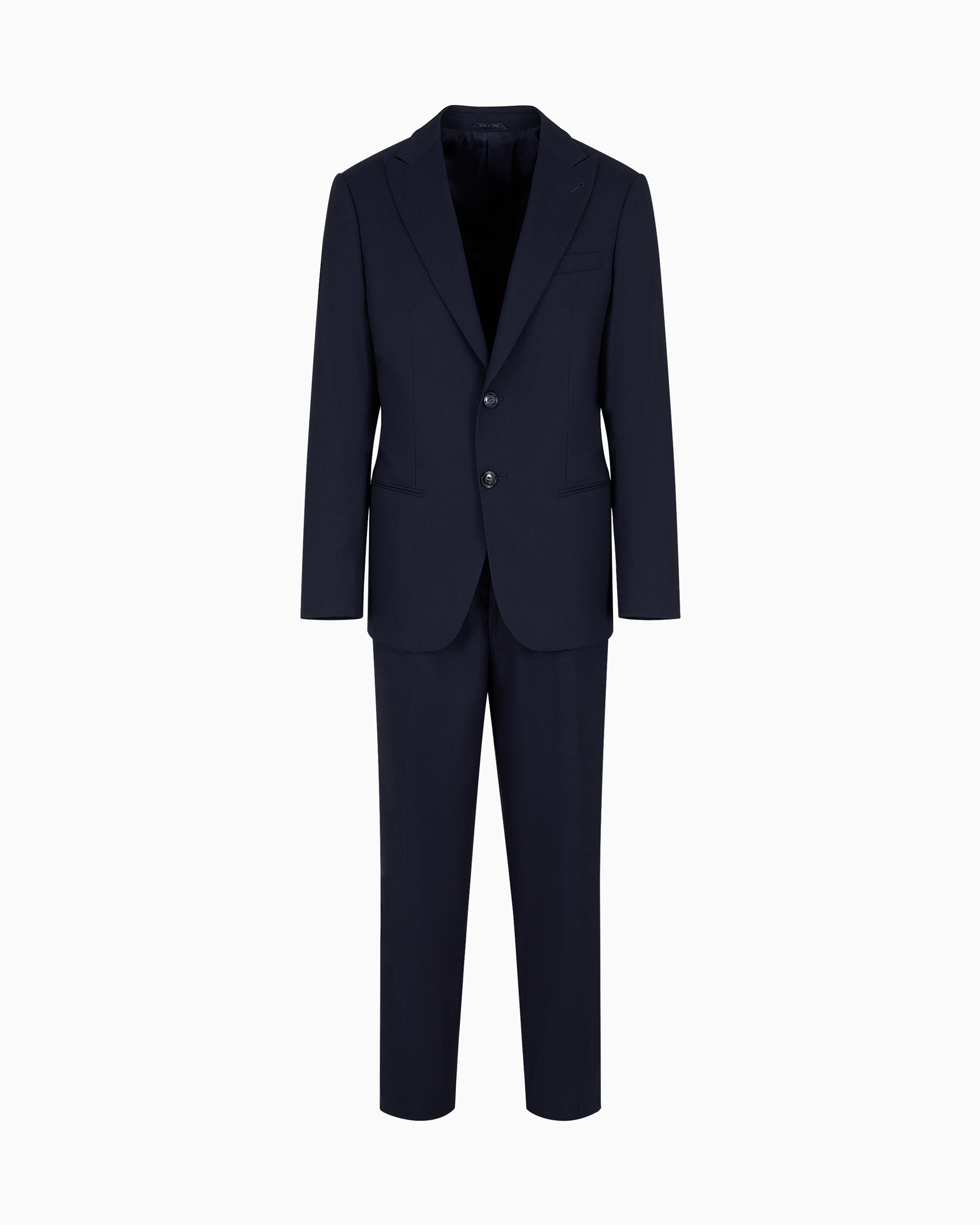 極美品 GIORGIO ARMANI サマーウール スラックス ブラック 古着 ジョルジオアルマーニ Giorgio Armani LE COLLEZIONI