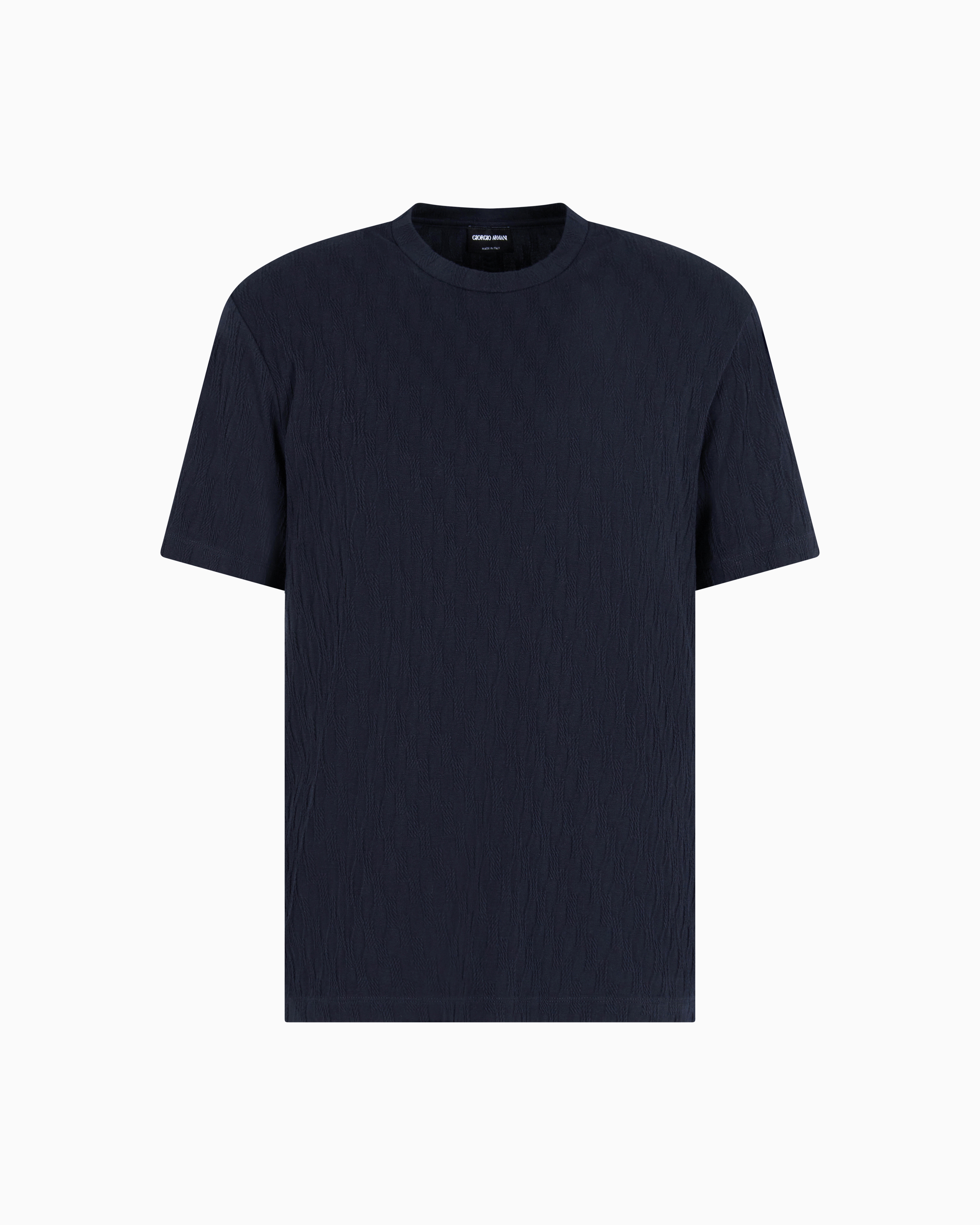 GIORGIO ARMANI ビスコース ストレッチ Tシャツ クルーネックTシャツ ストレッチビスコース混紡 | Giorgio Armani
