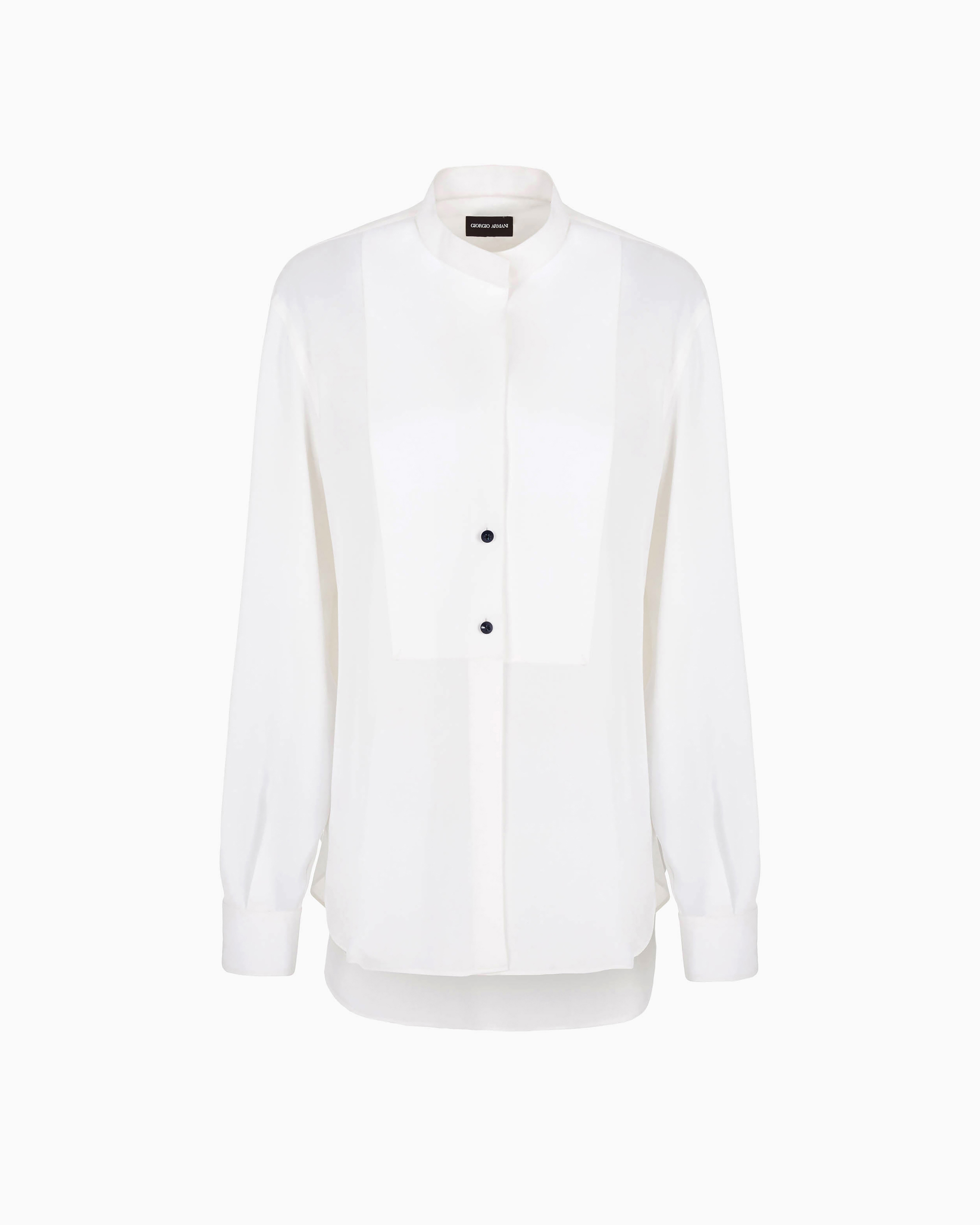 Giorgio Armani ホワイト長袖シャツ ボタン・衿芯付き 8WGCCZ98_TZC62_U0BN_F_FW2025.jpg