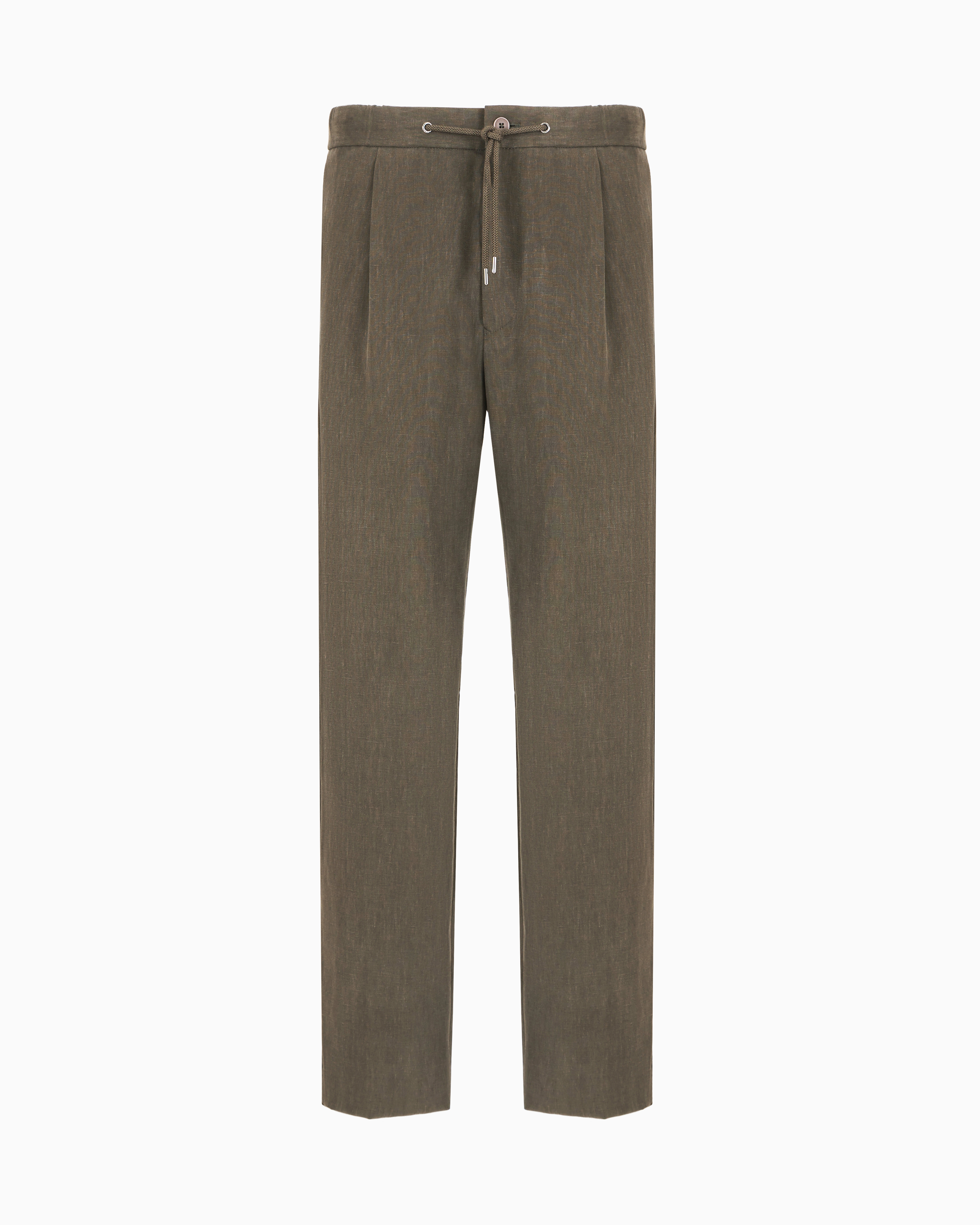 GIORGIO ARMANI VISCOSE PANTS パンツ Giorgio Armani Textured Viscose Tapered-Leg Pleated Trousers