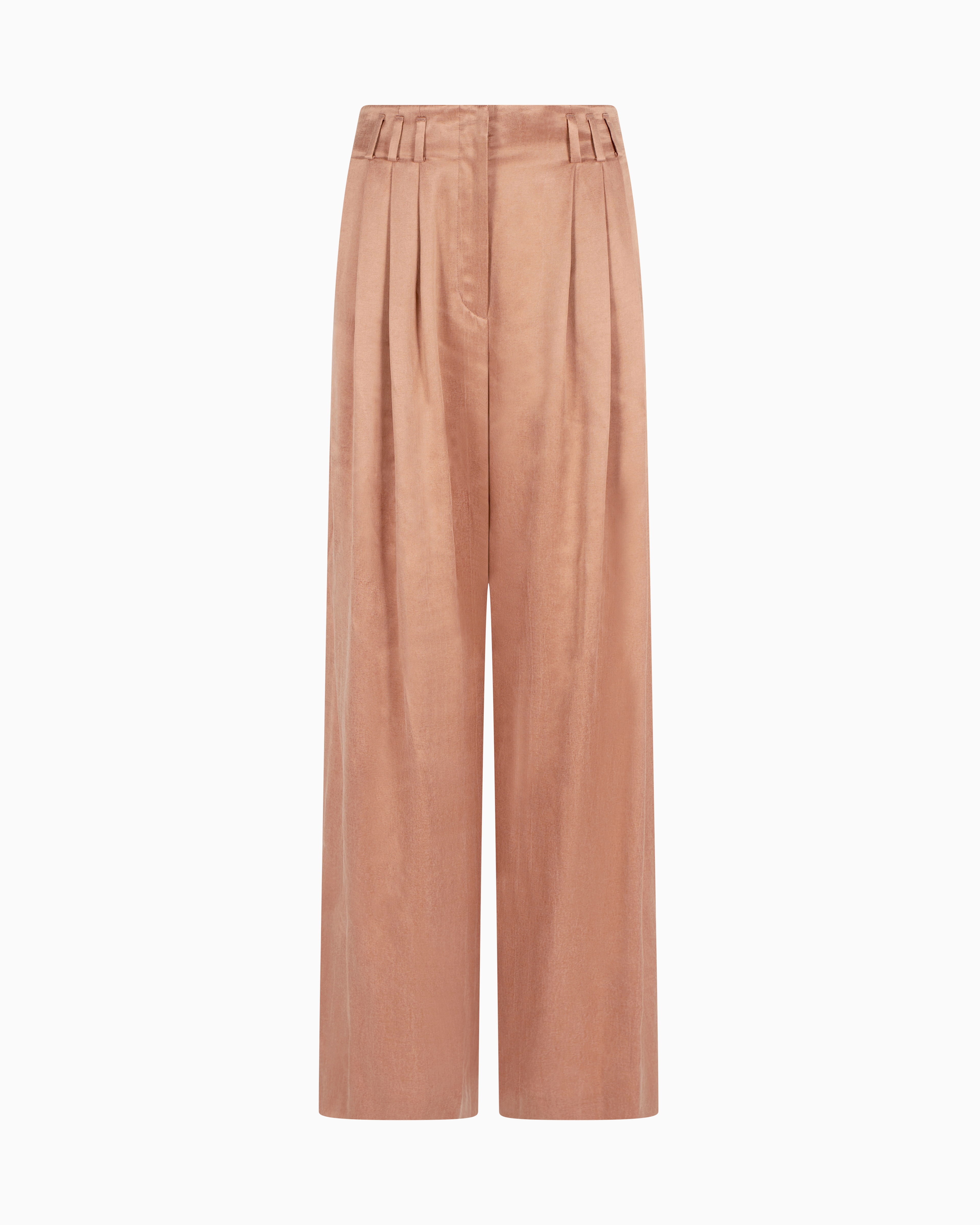 パンツ Giorgio Armani Eco-Viscose E Cupro Trouser With Pinces Eco-viscose e cupro trouser with pinces GIORGIO ARMANI