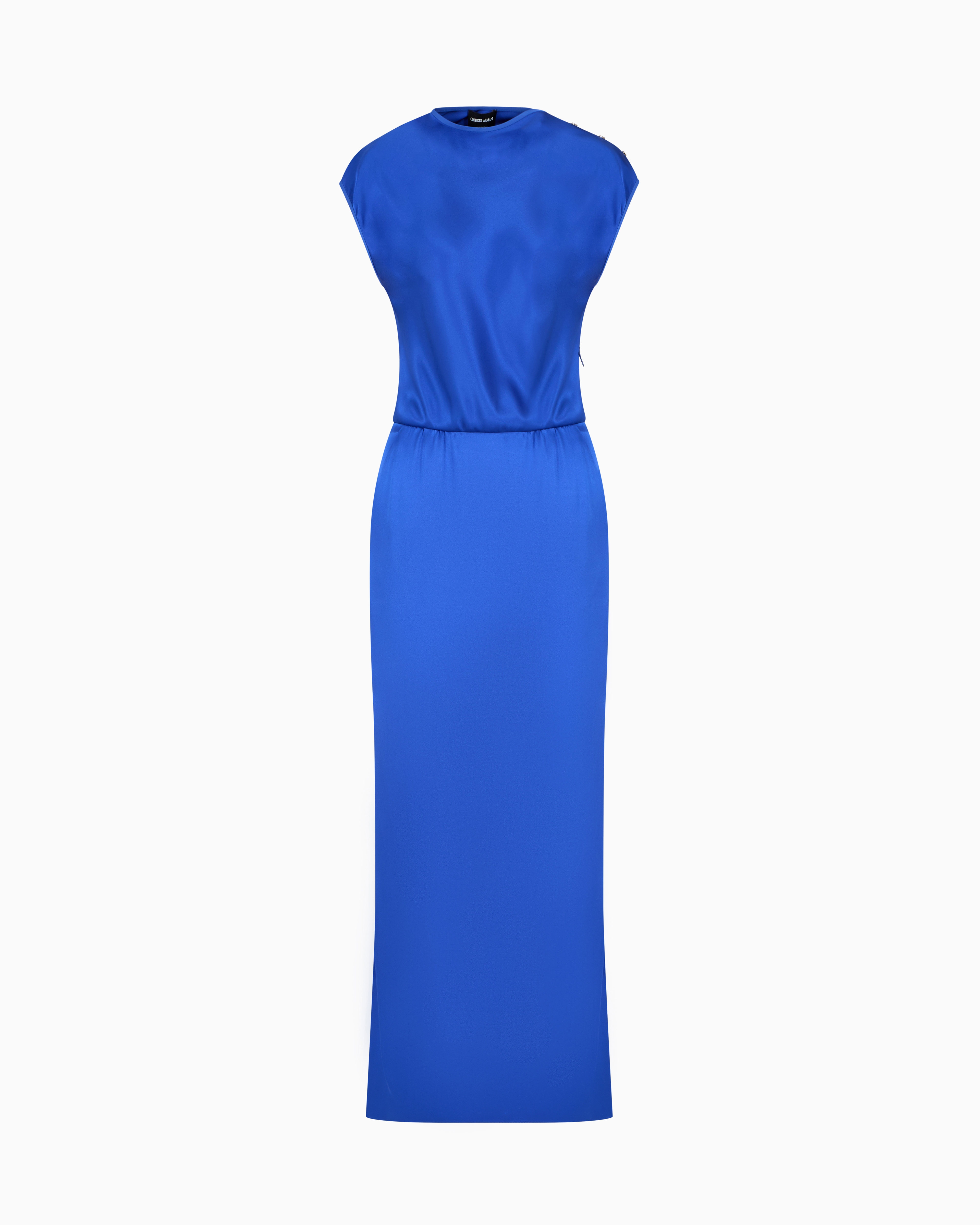 ワンピース GIORGIO ARMANI SATIN LONG DRESS Giorgio Armani Black Satin Long Dress | italist