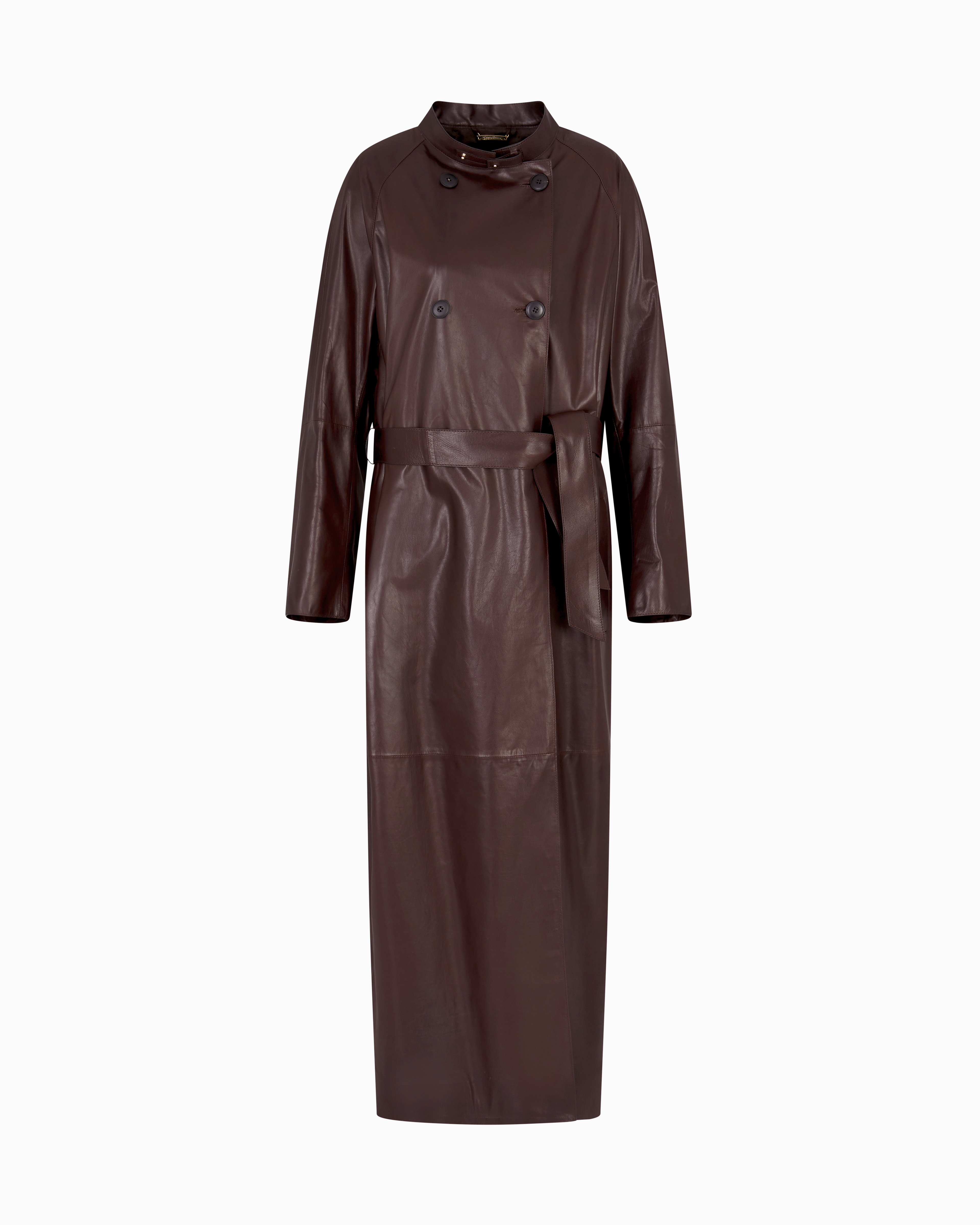 ムートン・ファーコート GIORGIO ARMANI FUR COAT (H4AL03EAP08 455) Vintage Giorgio Armani Fur Suede Coat With Fur Trim in Size