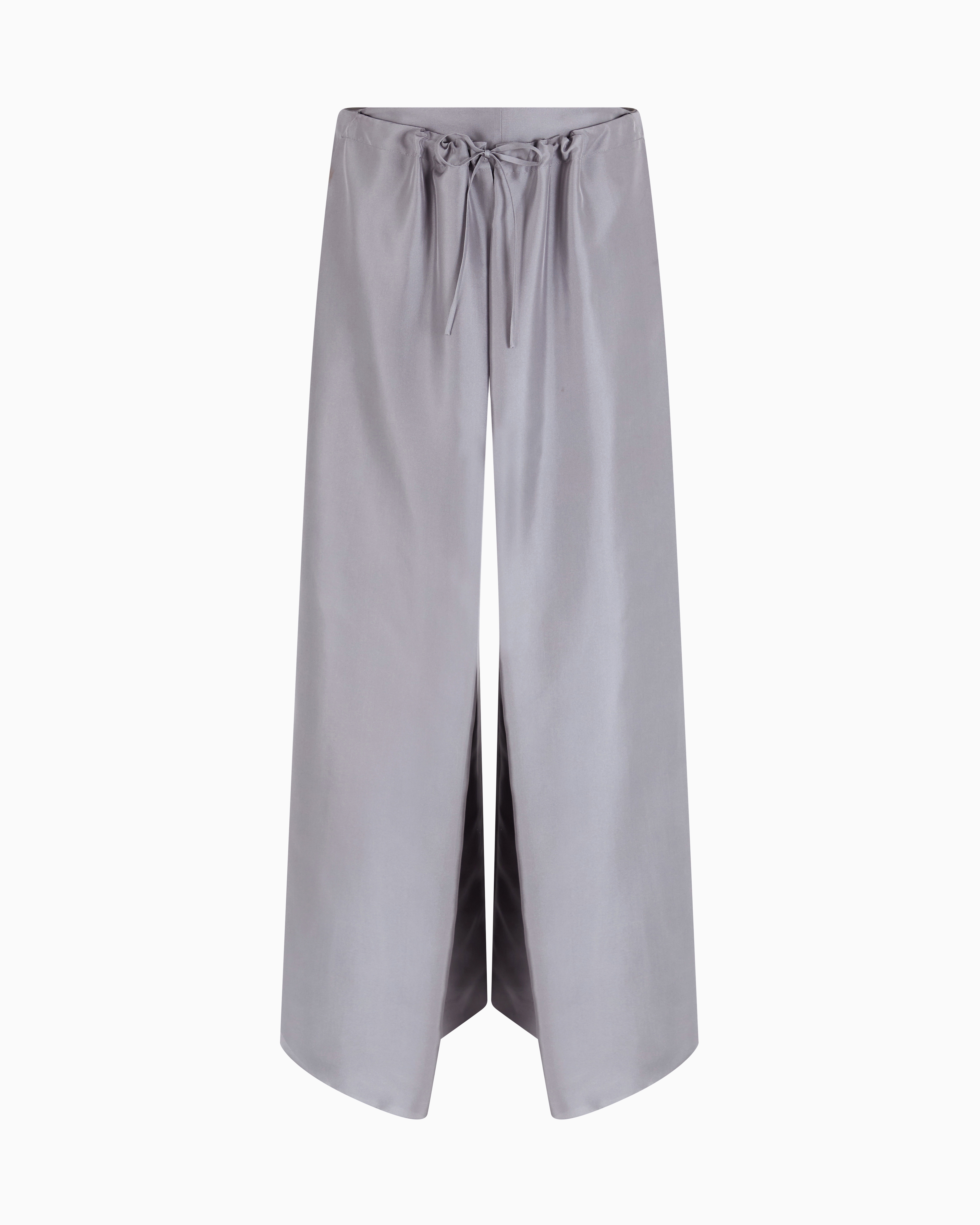 Giorgio Armani Silk Trousers With Panel Detail