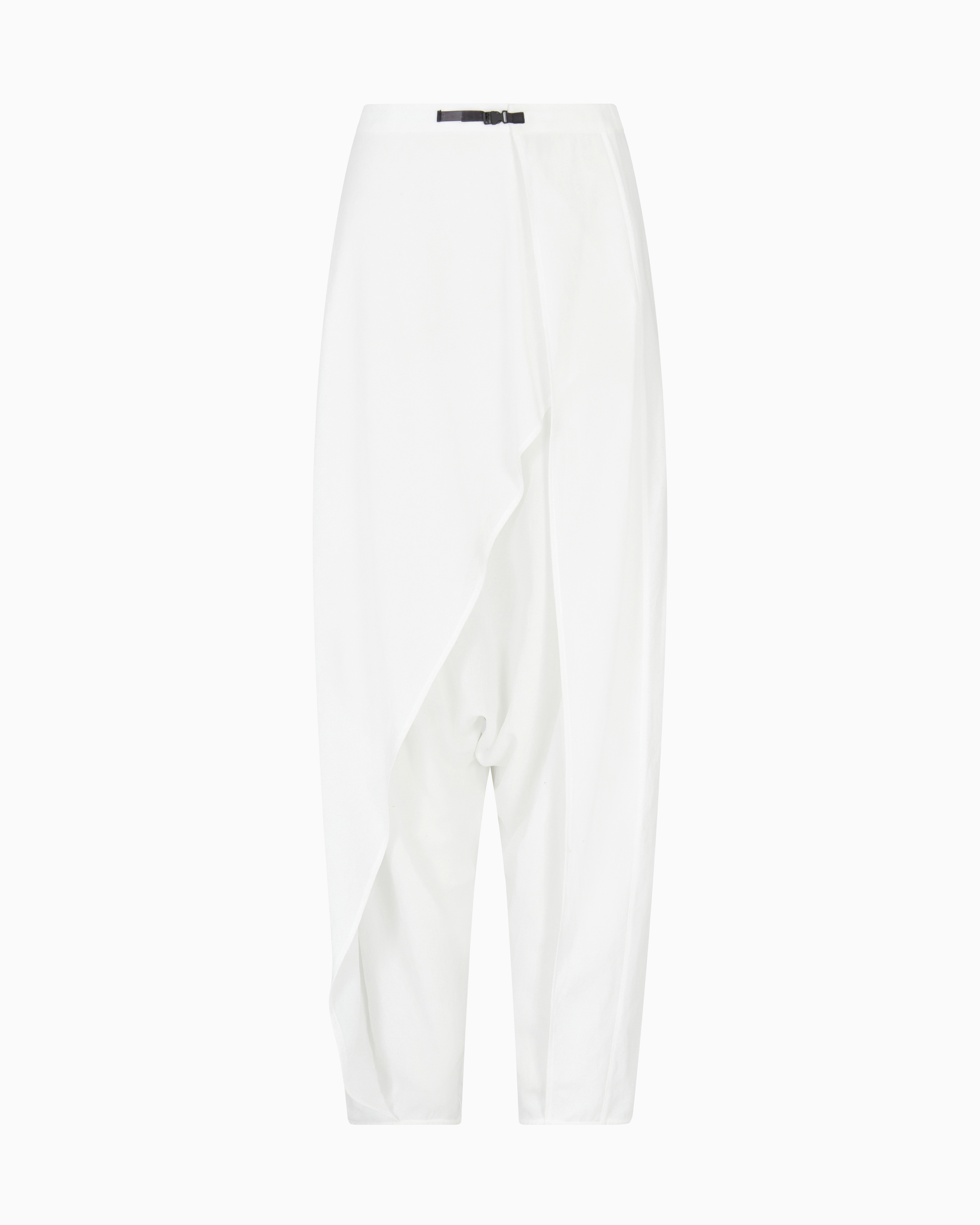 パンツ GIORGIO ARMANI FW25 TROUSER (GW001972 TE10814 U8091) Giorgio Armani Pleated Wide-Leg Linen Pants | Saks Fifth Avenue