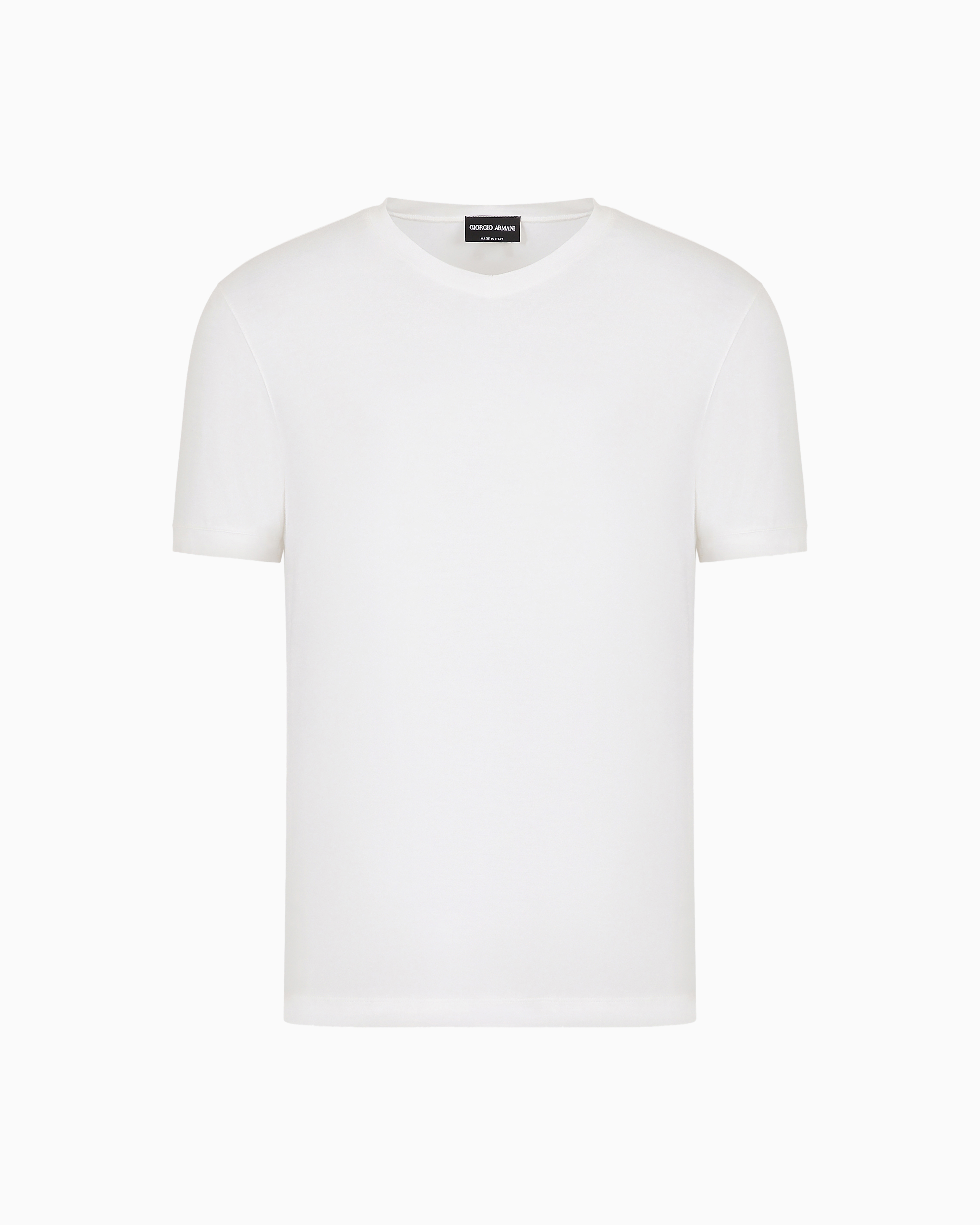 アイコン VネックTシャツ ストレッチビスコースジャージー製 | Giorgio
