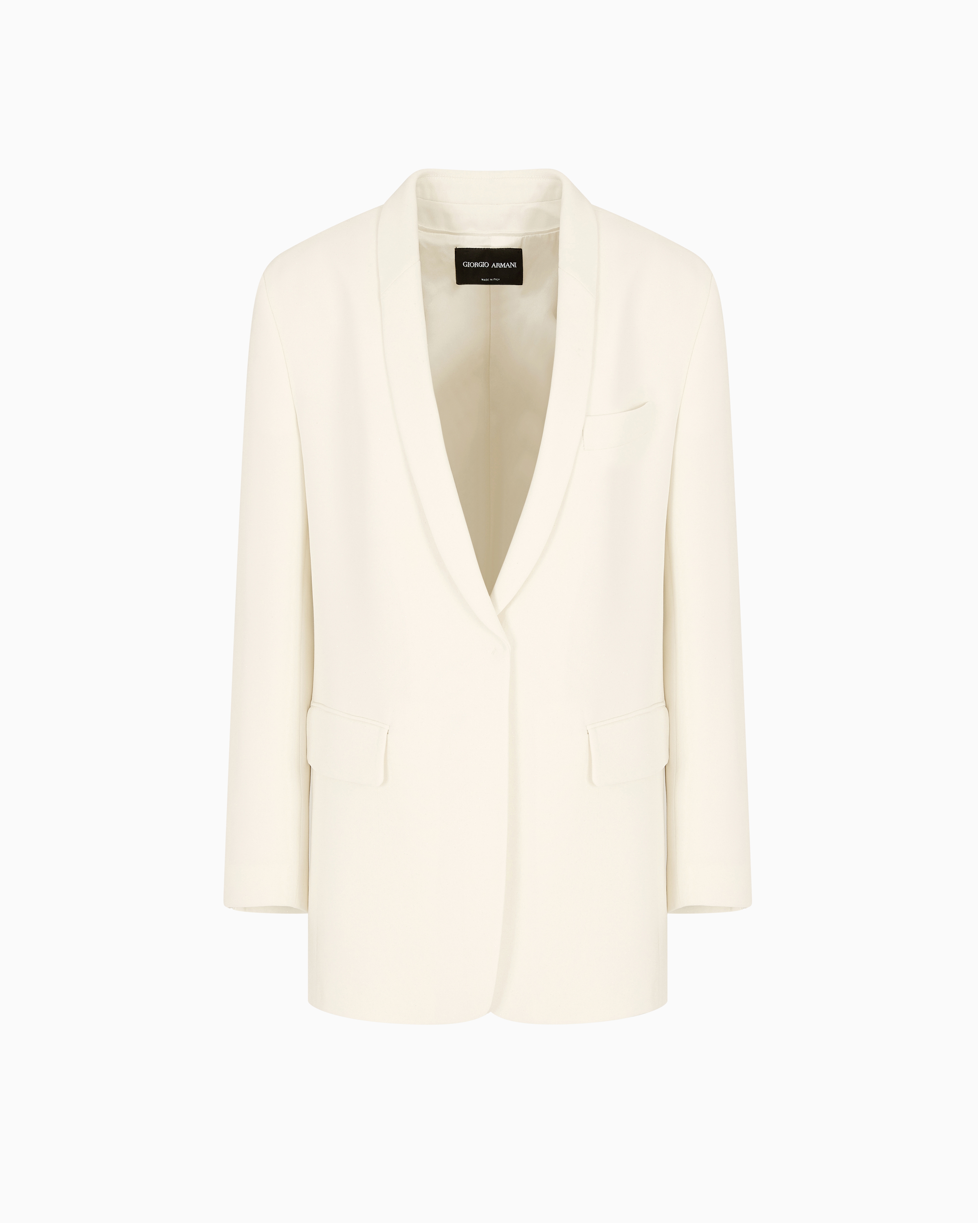 Giorgio Armani Glitter Silk-cady Single-breasted Jacket
