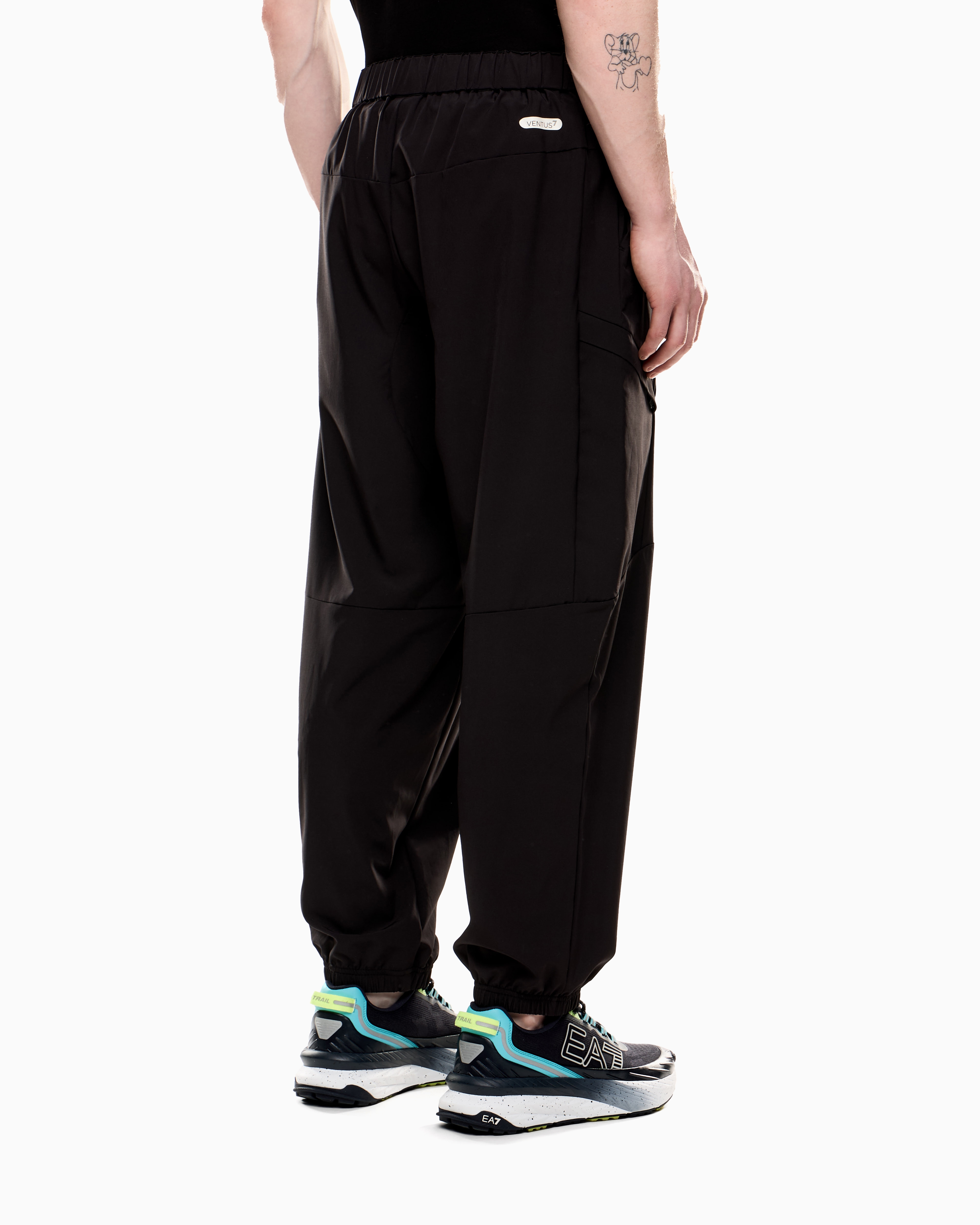 【関税&送料込】Giorgio Armani Eco-Viscose E Cupro Trouser W Emporio Armani Cropped Straight-Leg Cotton Couture Trousers