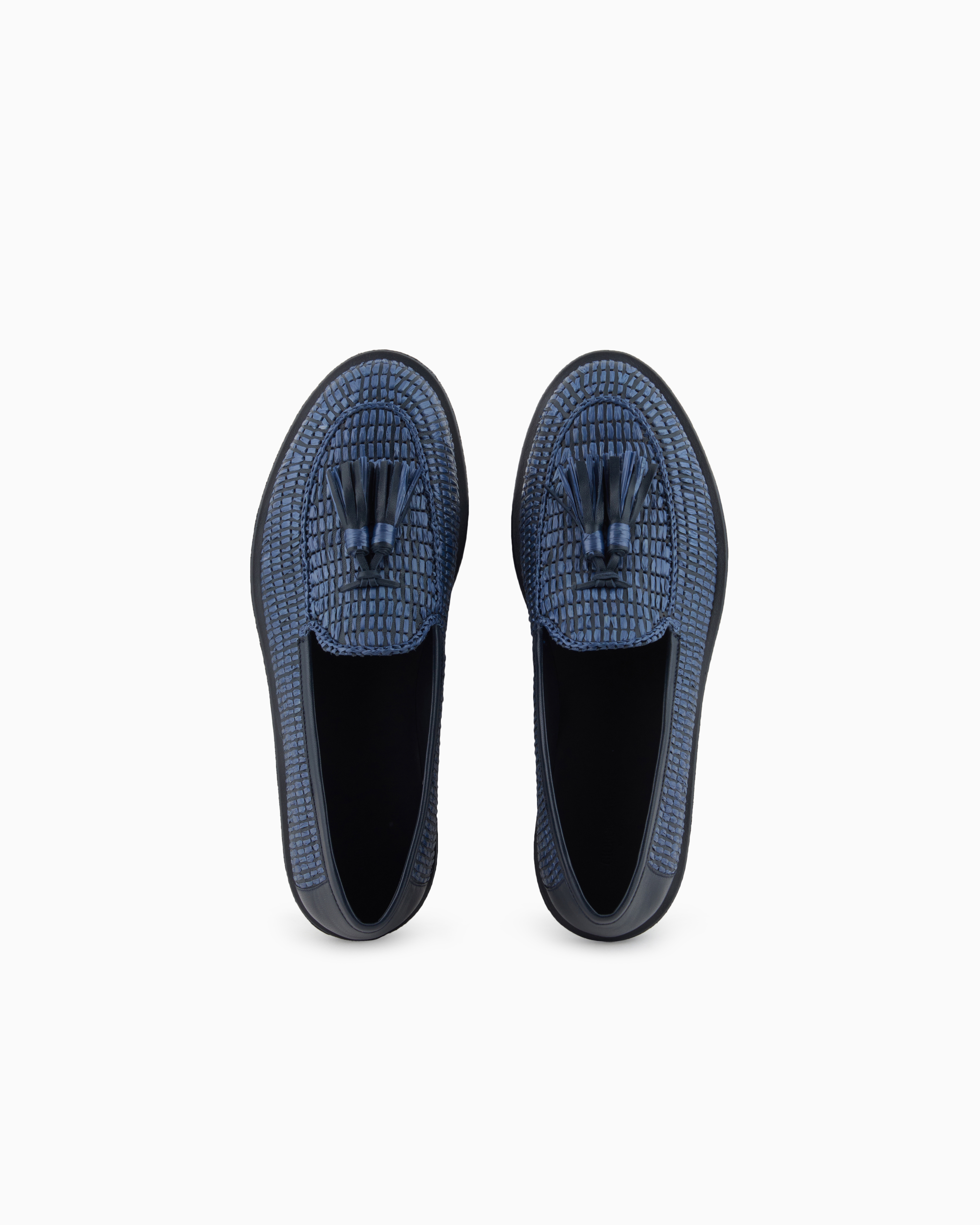 Giorgio Armani タッセルローファー 編み込み 225 25.0㎝ Giorgio Armani タッセルローファー 編み込み 225 25.0