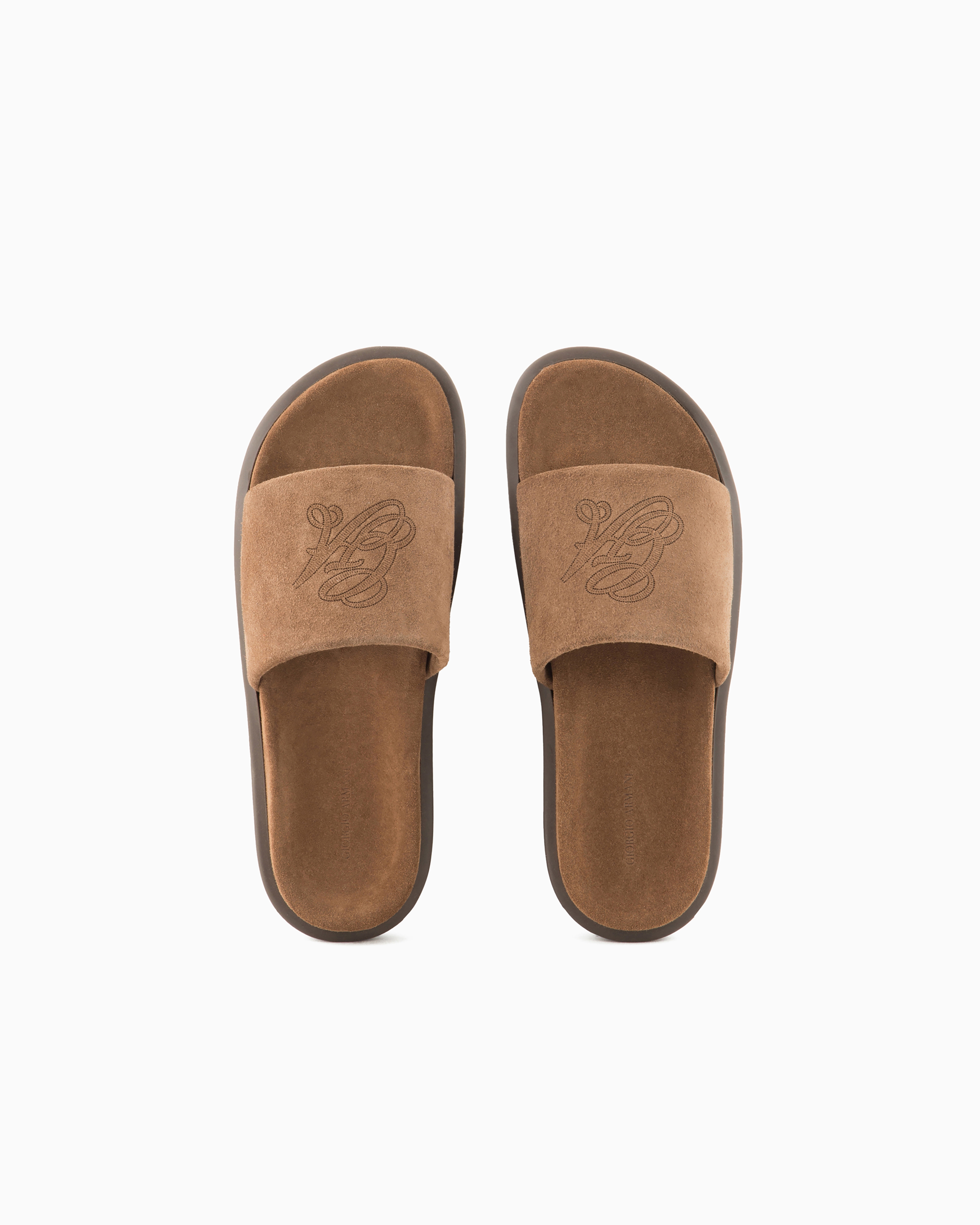 Kith x Giorgio Armani 国内買付 Suede Slides undefined