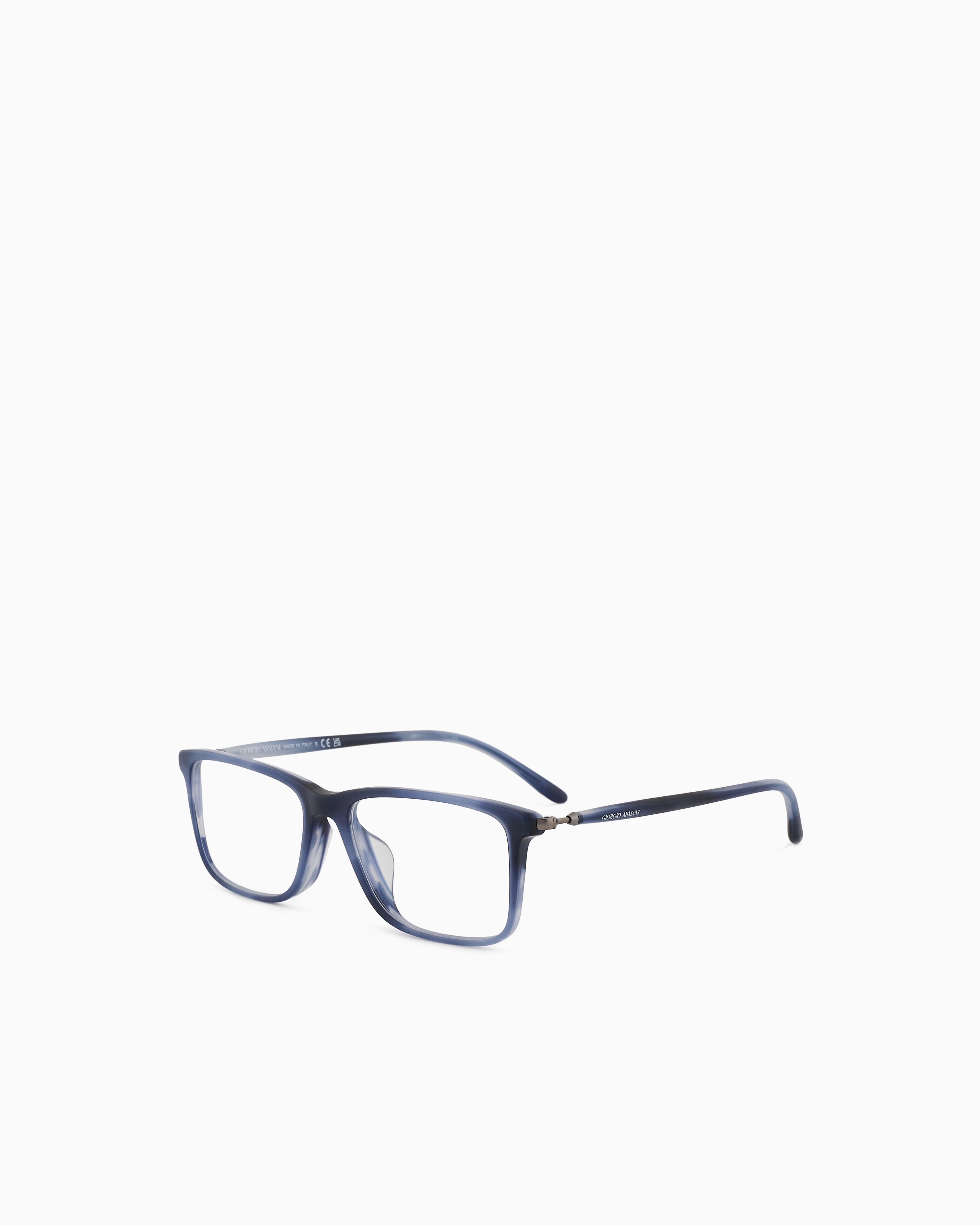 Giorgio Armani Men's Rectangular Glasses In Blue
