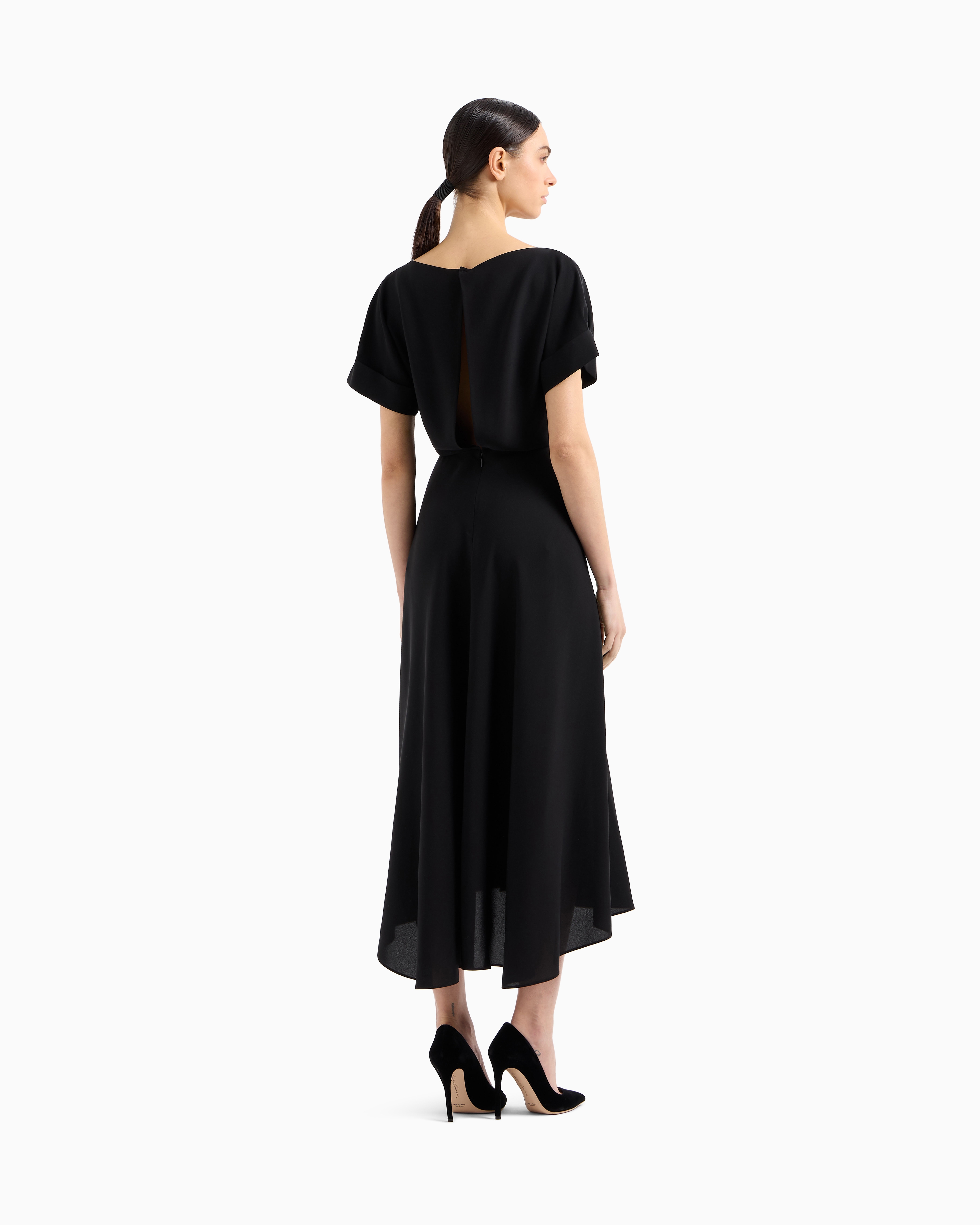 ワンピース GIORGIO ARMANI SATIN LONG DRESS Double-faced silk-satin long dress | Giorgio Armani