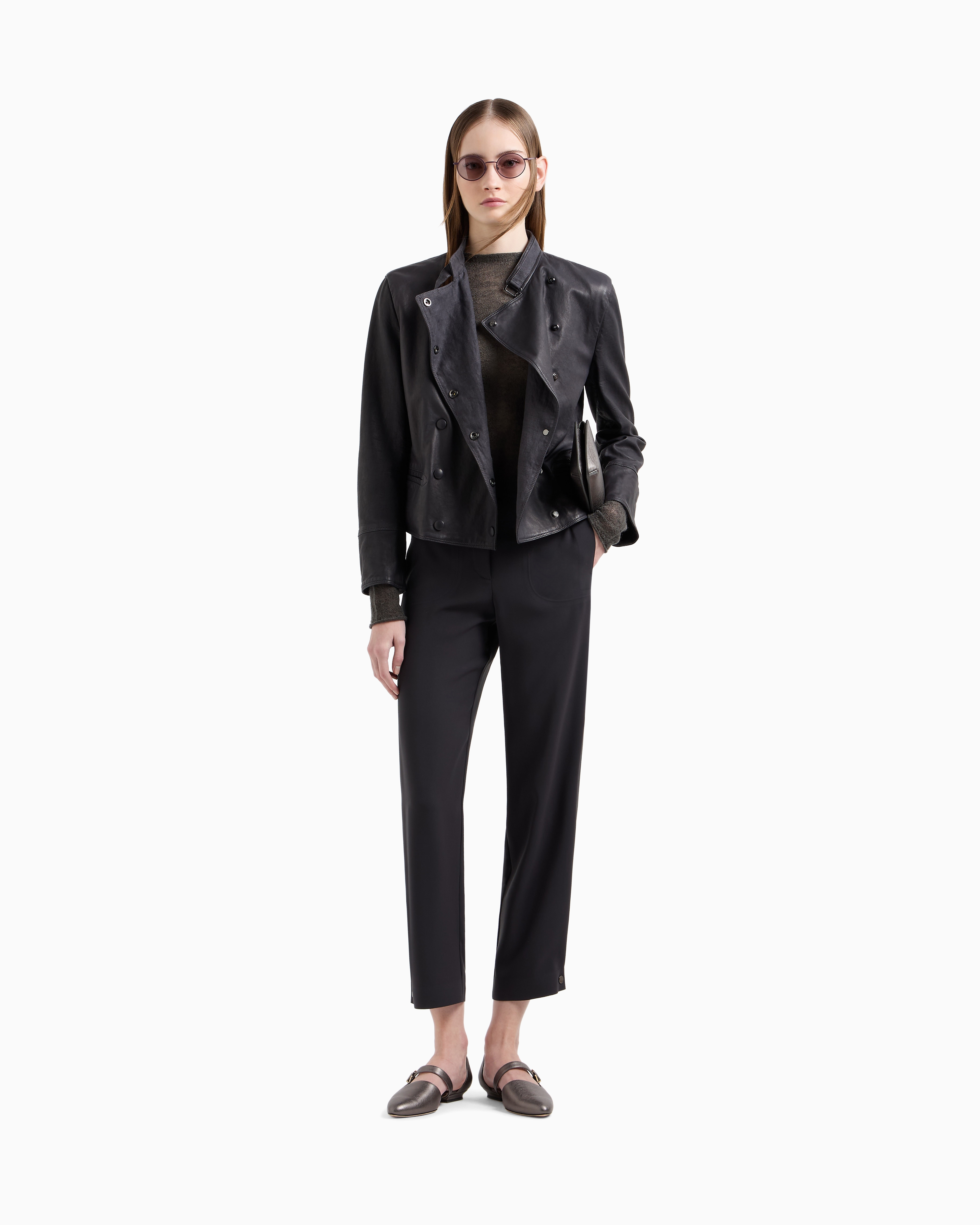 パンツ Giorgio Armani Technical Cady Pants ストレートパンツ テクニカルキャディ | Giorgio Armani