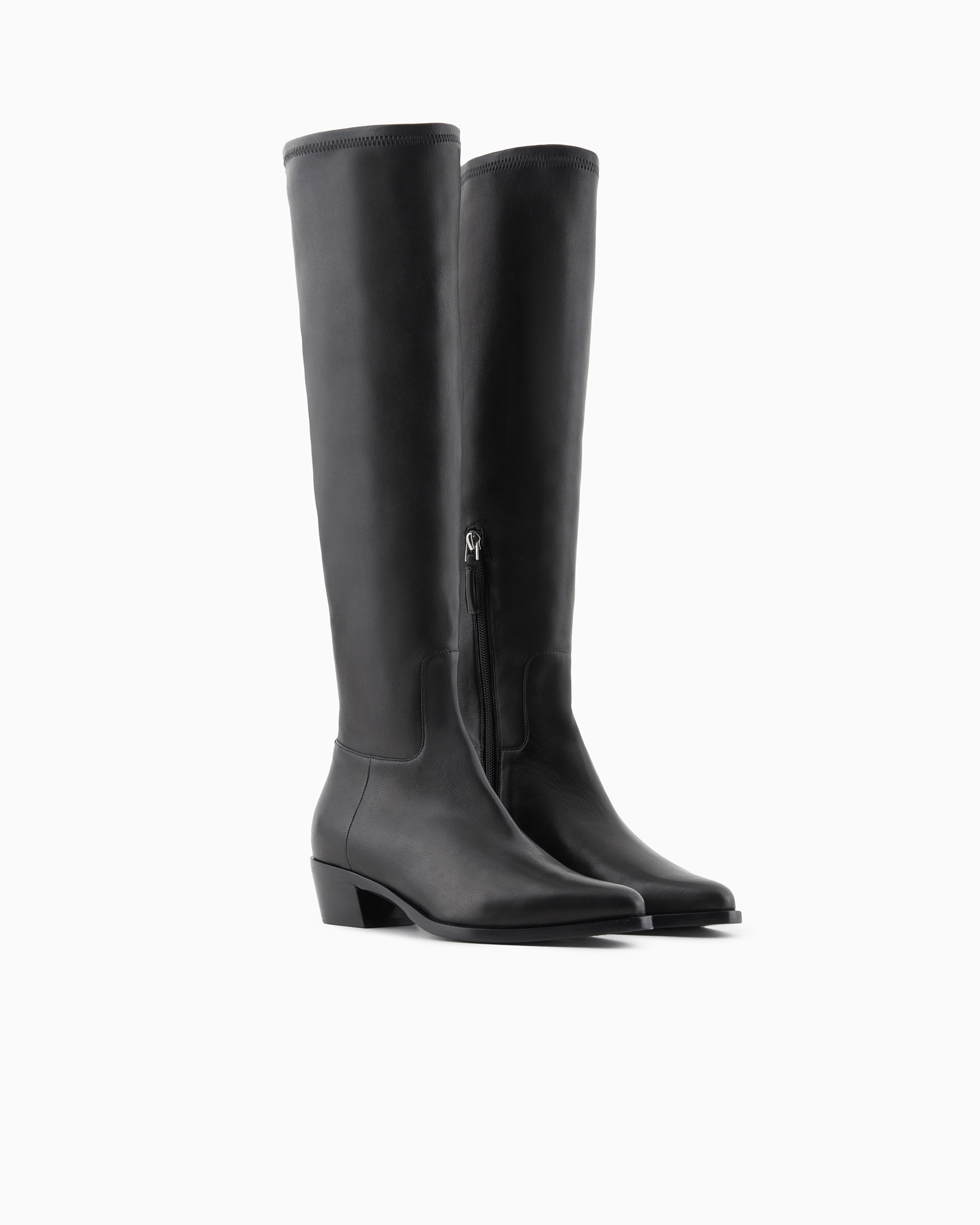 Stretch nappa-leather boots | Giorgio Armani