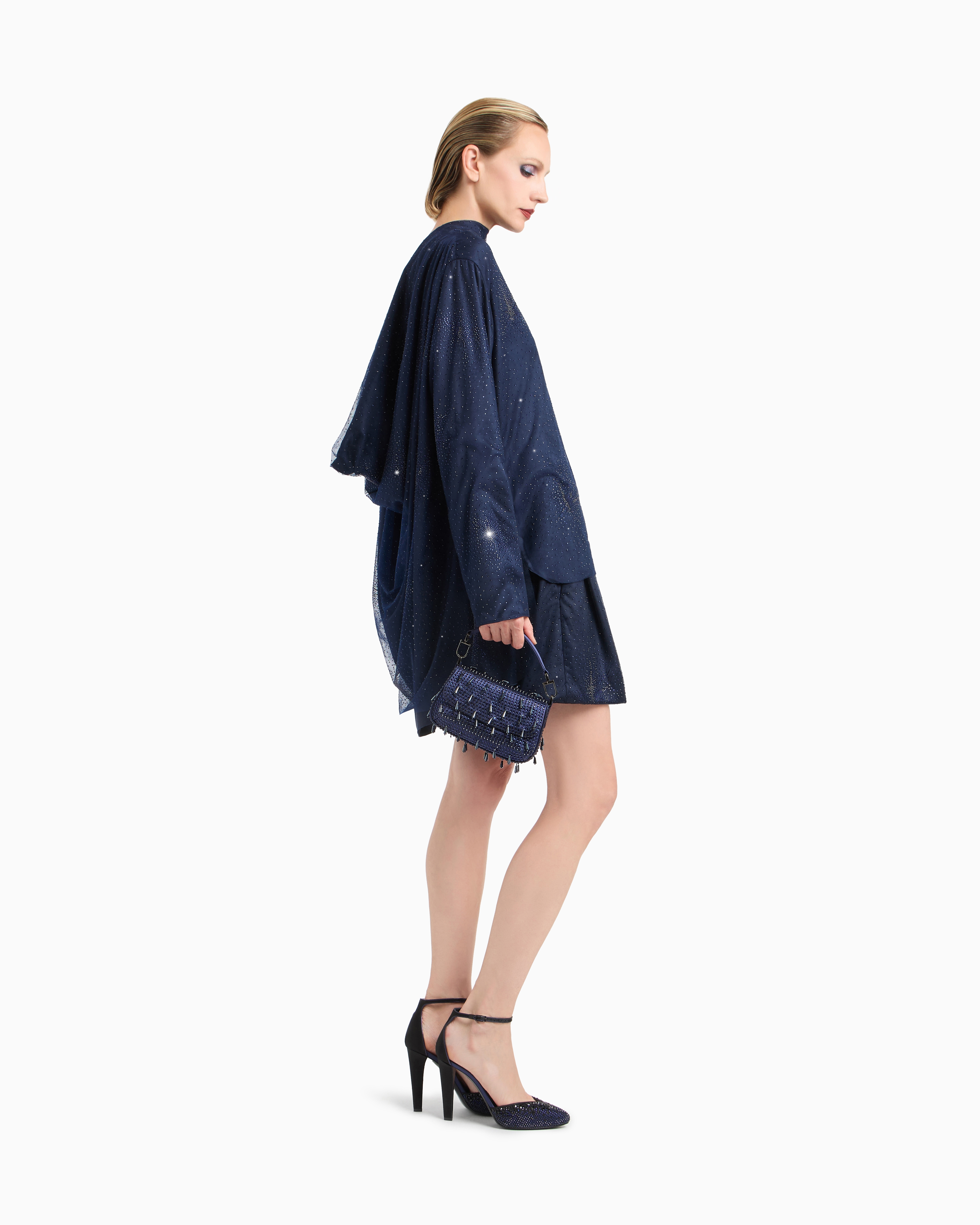 Giorgio Armani Silk Blouse With Rhinestone Embroidery