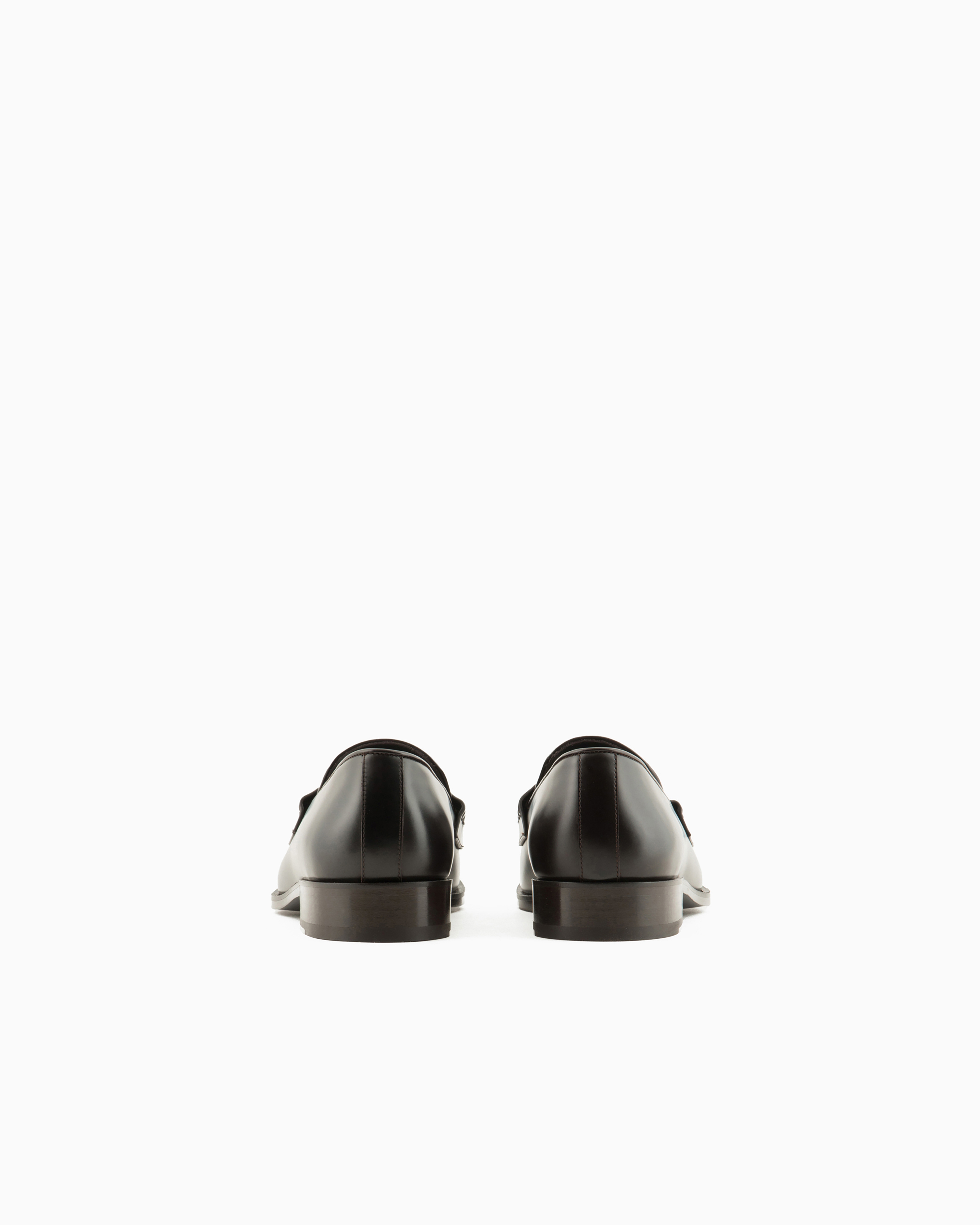 Emporio Armani◆ゴム ローレットソール レザースニーカー 2色 スニーカー レザー ラバーバック＆ローレットソール | Emporio