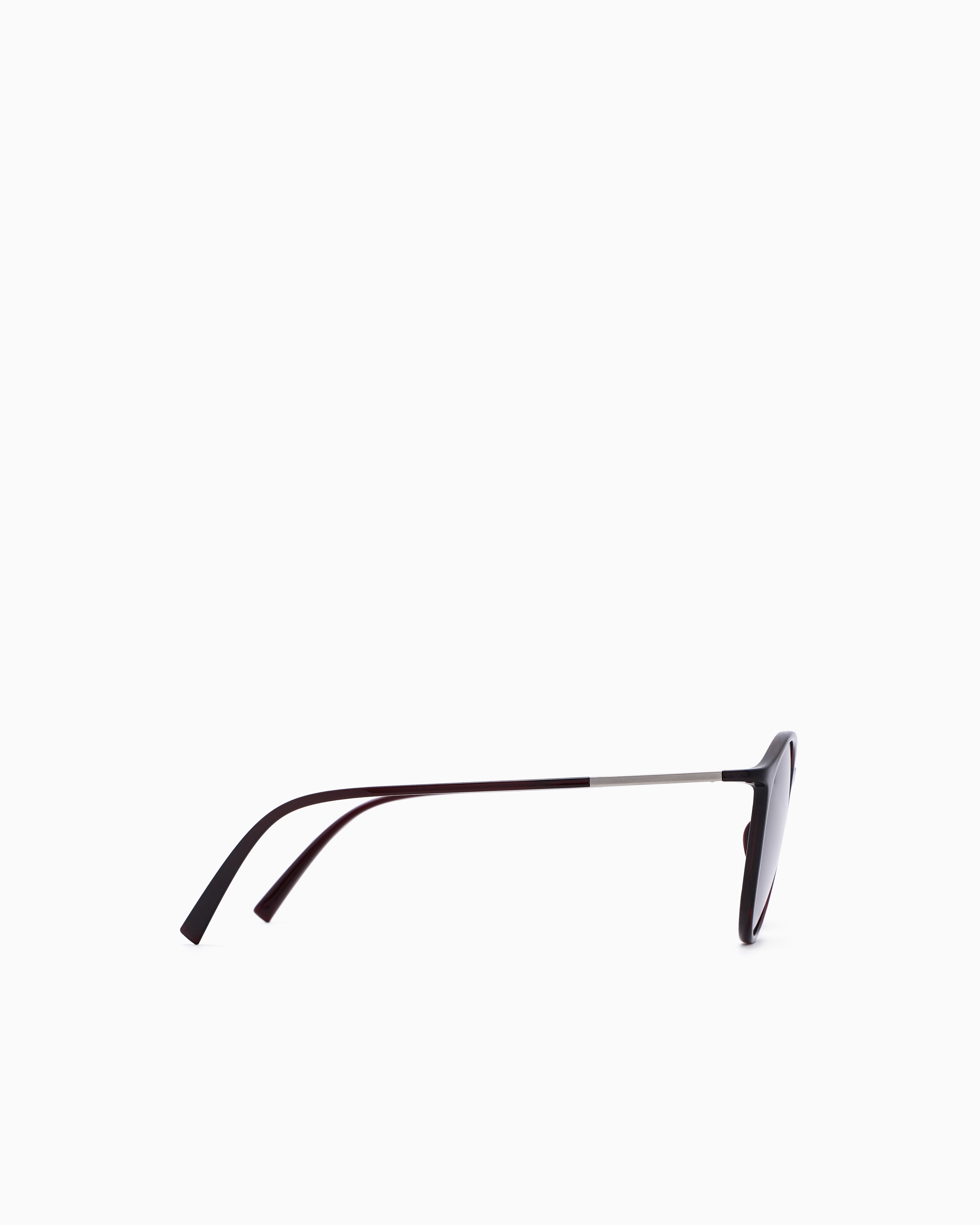 Giorgio Armani Panto Sunglasses In Burgundy