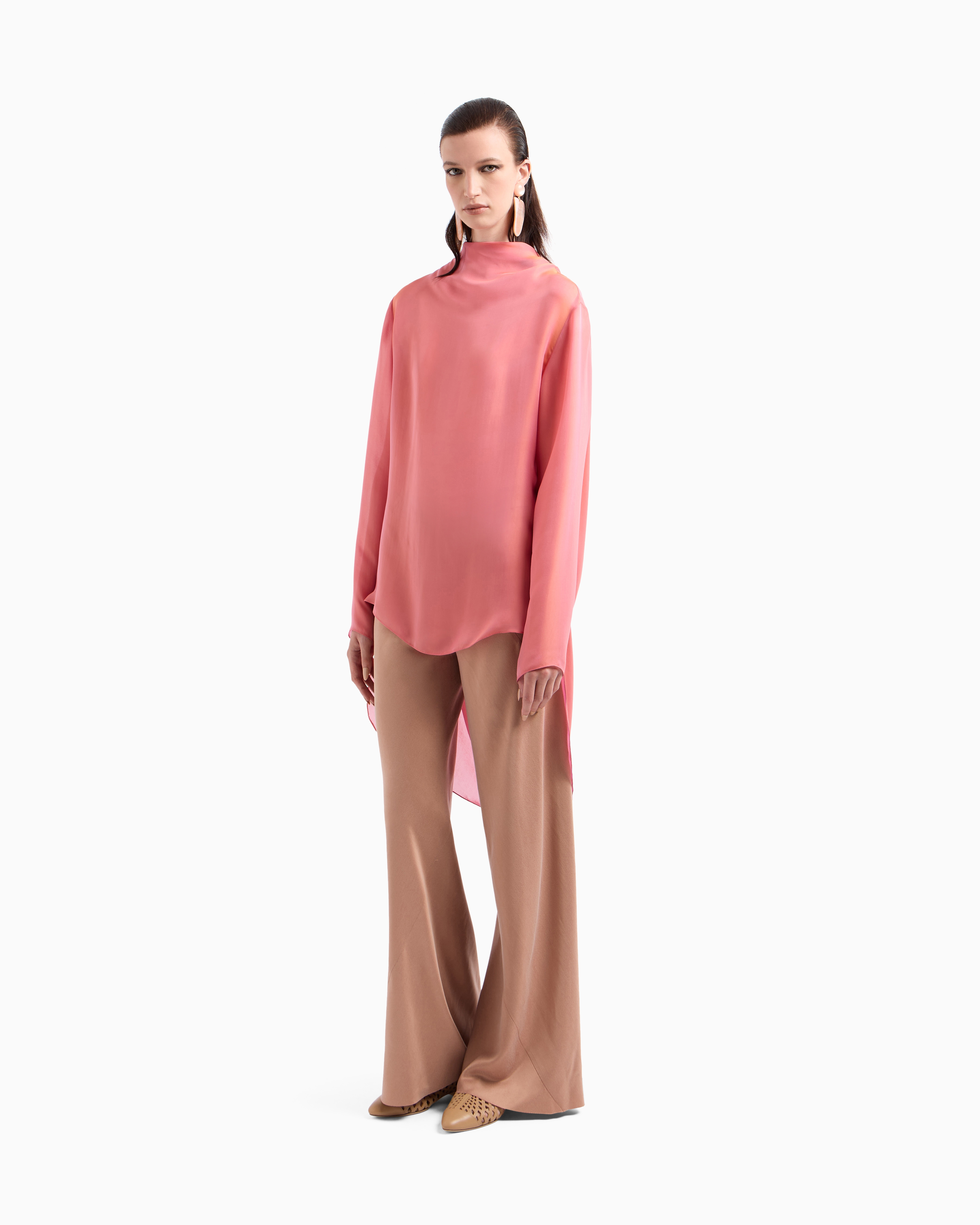 GIORGIO ARMANIシルクオケージョンドレスペールピンク38*YC123 GW000677_TE10814_UC001_A_SS202