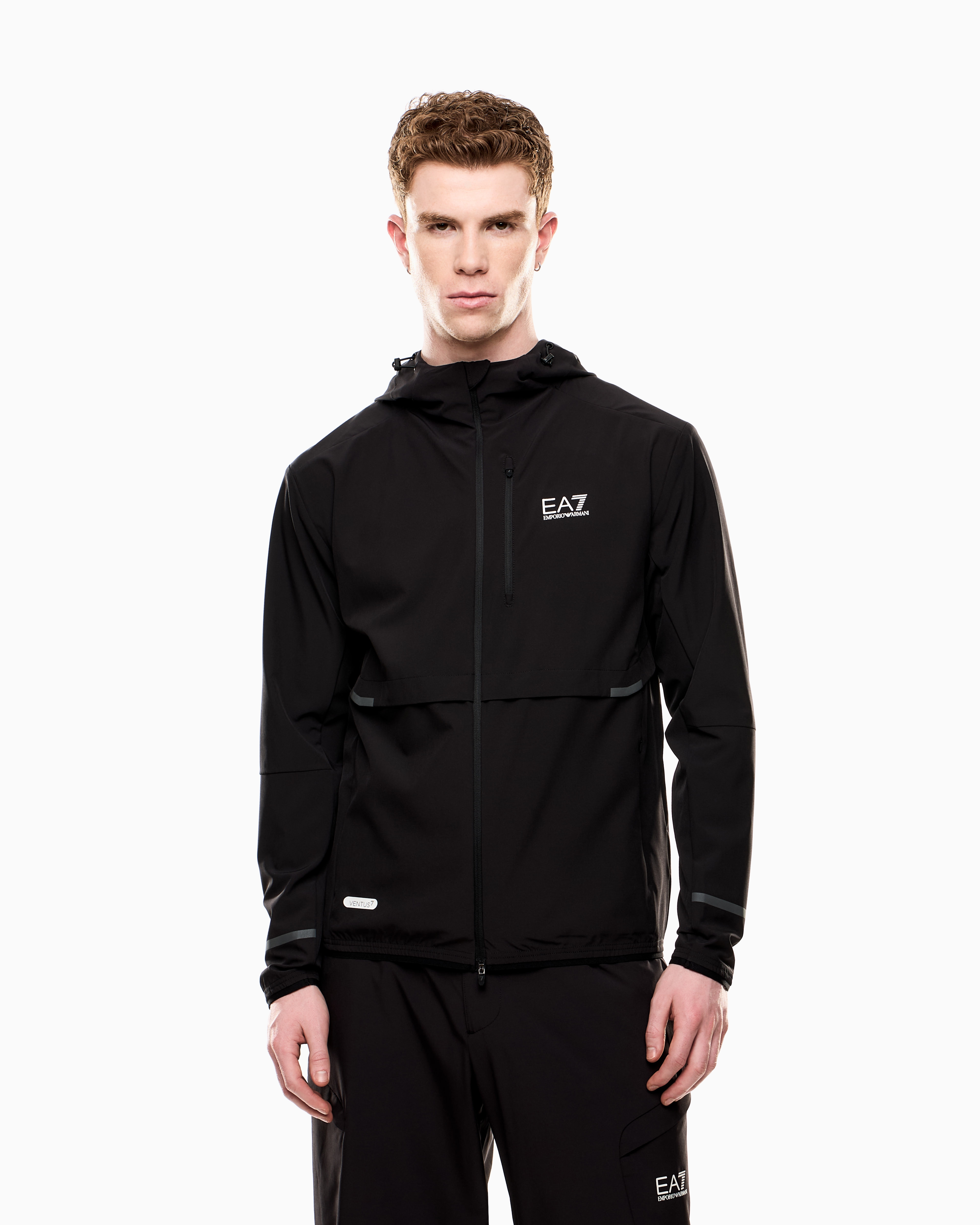 Dynamic Athlete hooded jacket in VENTUS7 technical fabric | EA7